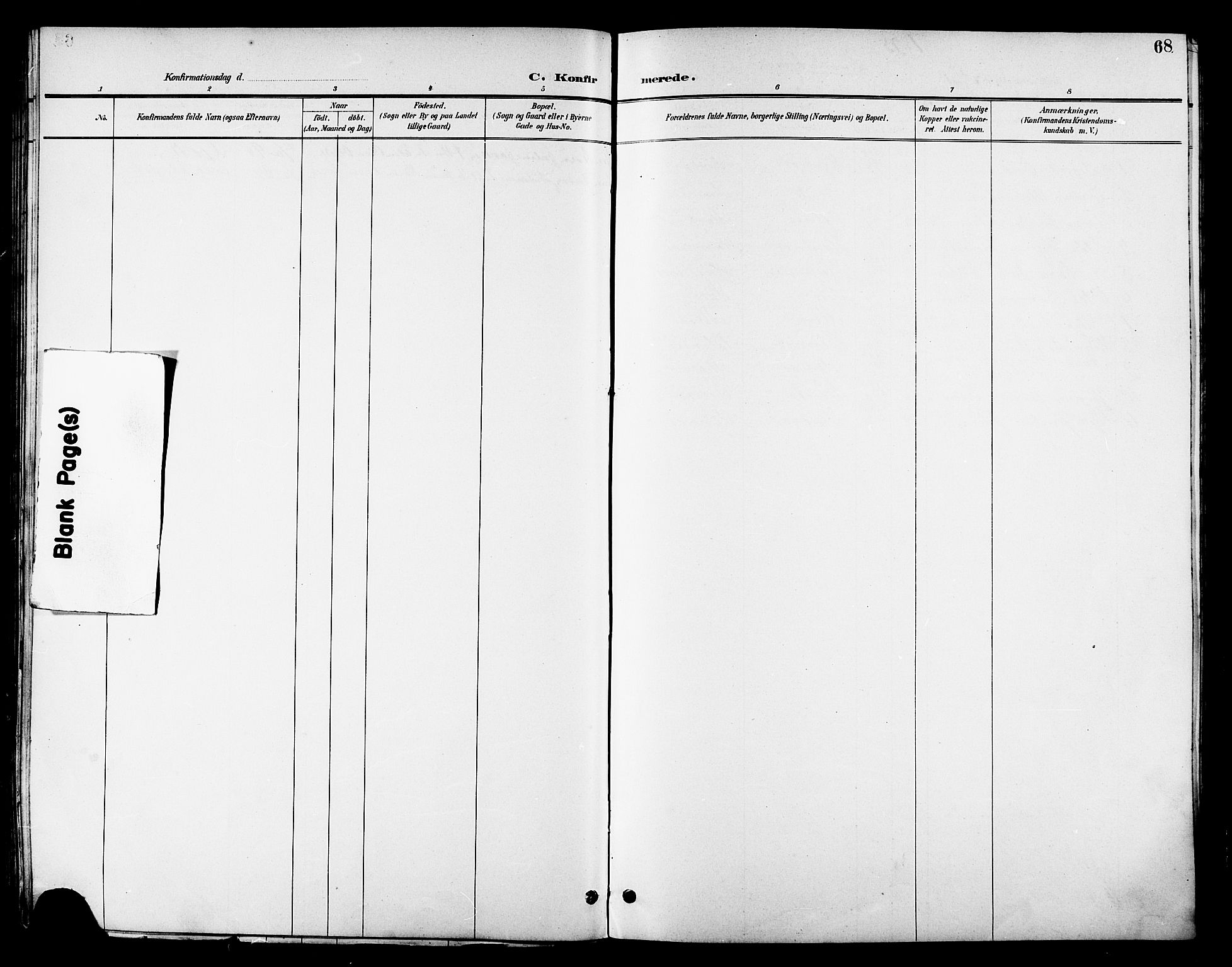 Ministerialprotokoller, klokkerbøker og fødselsregistre - Nordland, AV/SAT-A-1459/830/L0463: Parish register (copy) no. 830C05, 1895-1906, p. 68