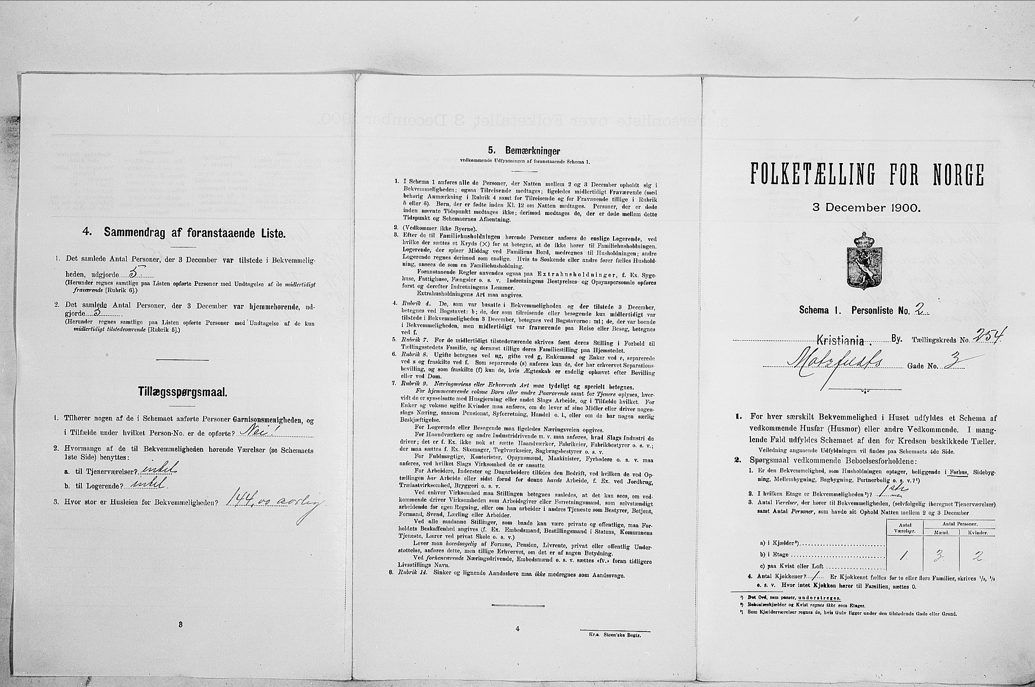 SAO, 1900 census for Kristiania, 1900, p. 59649