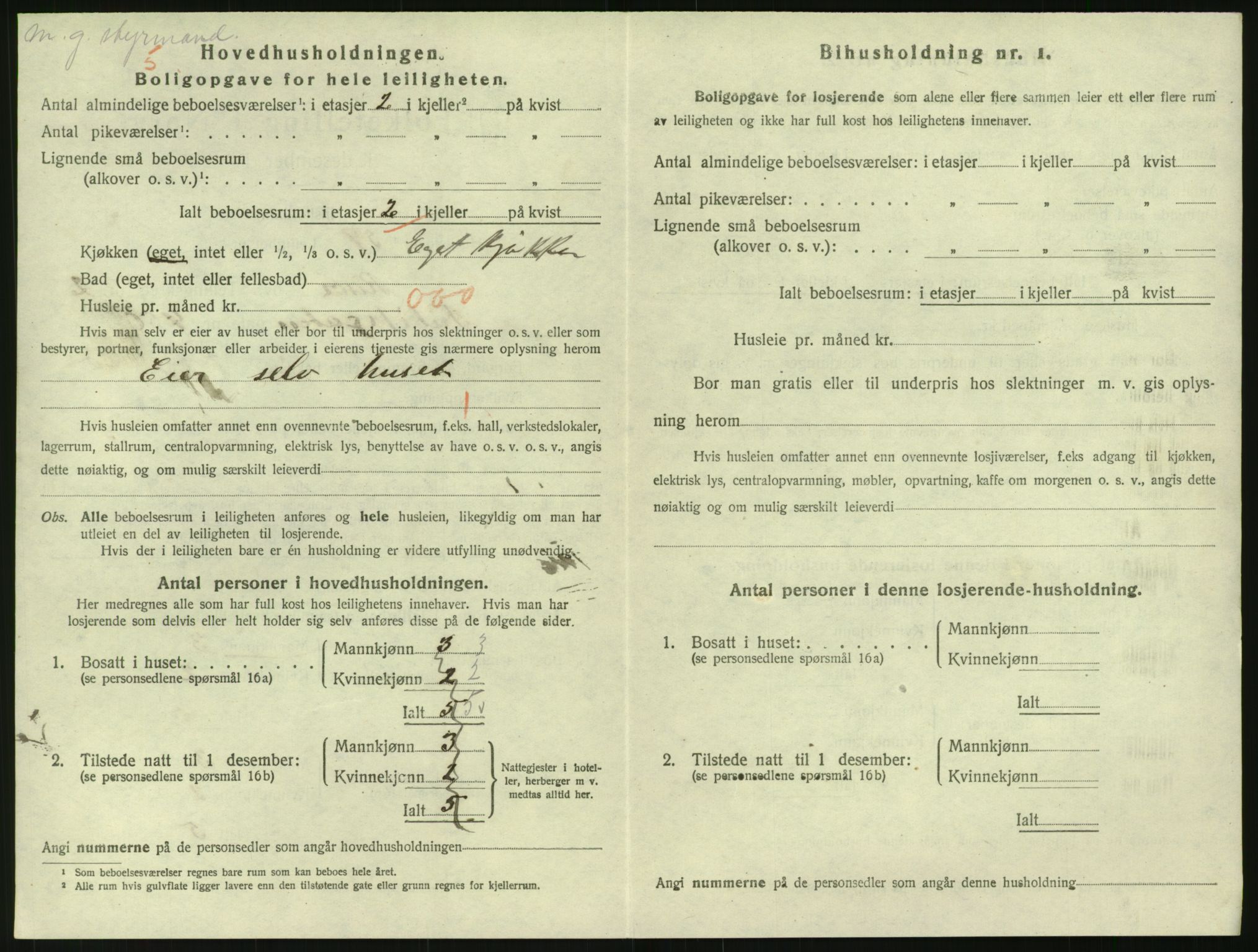 SAK, 1920 census for Risør, 1920, p. 2124