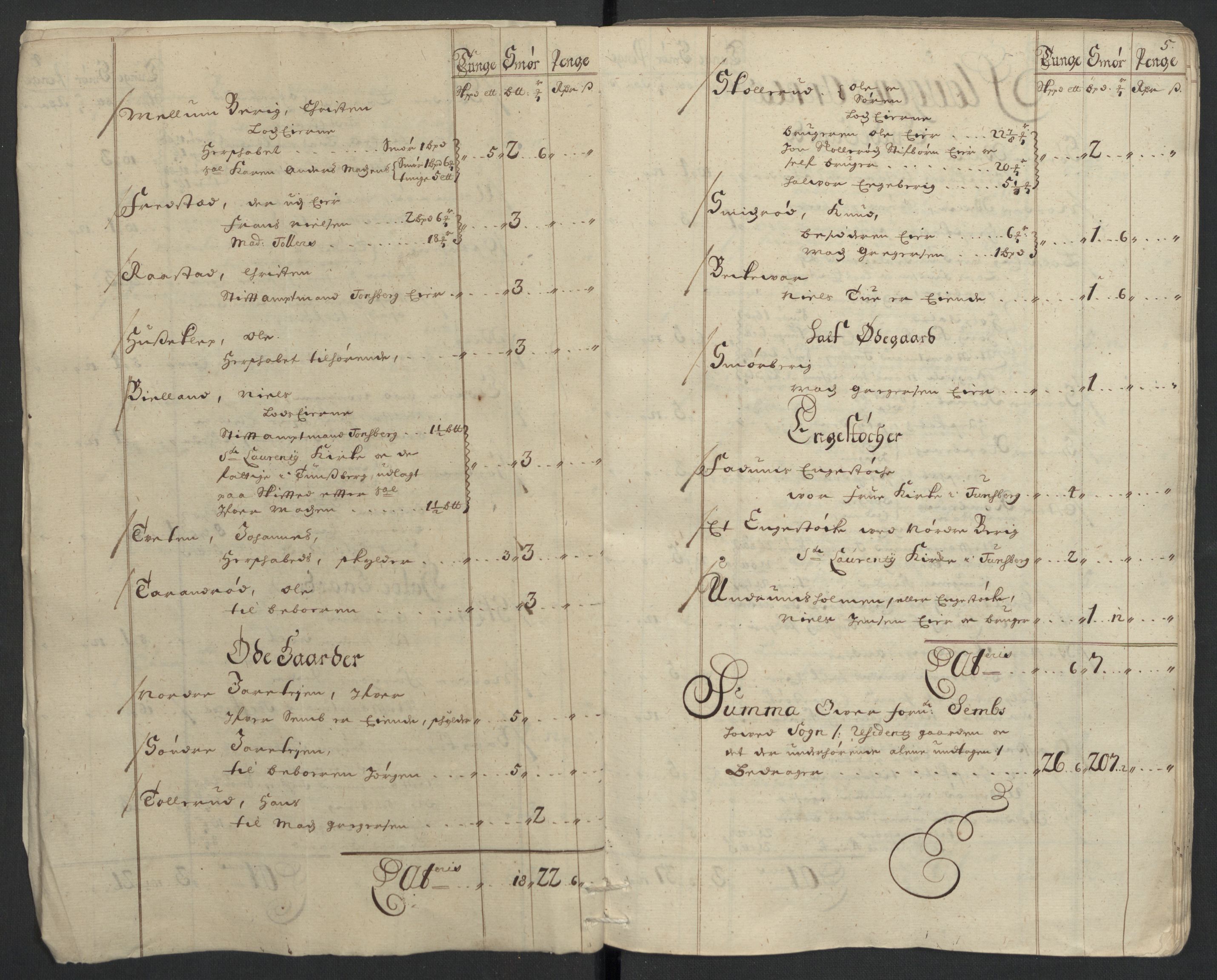 Rentekammeret inntil 1814, Reviderte regnskaper, Fogderegnskap, RA/EA-4092/R32/L1868: Fogderegnskap Jarlsberg grevskap, 1697-1699, p. 458