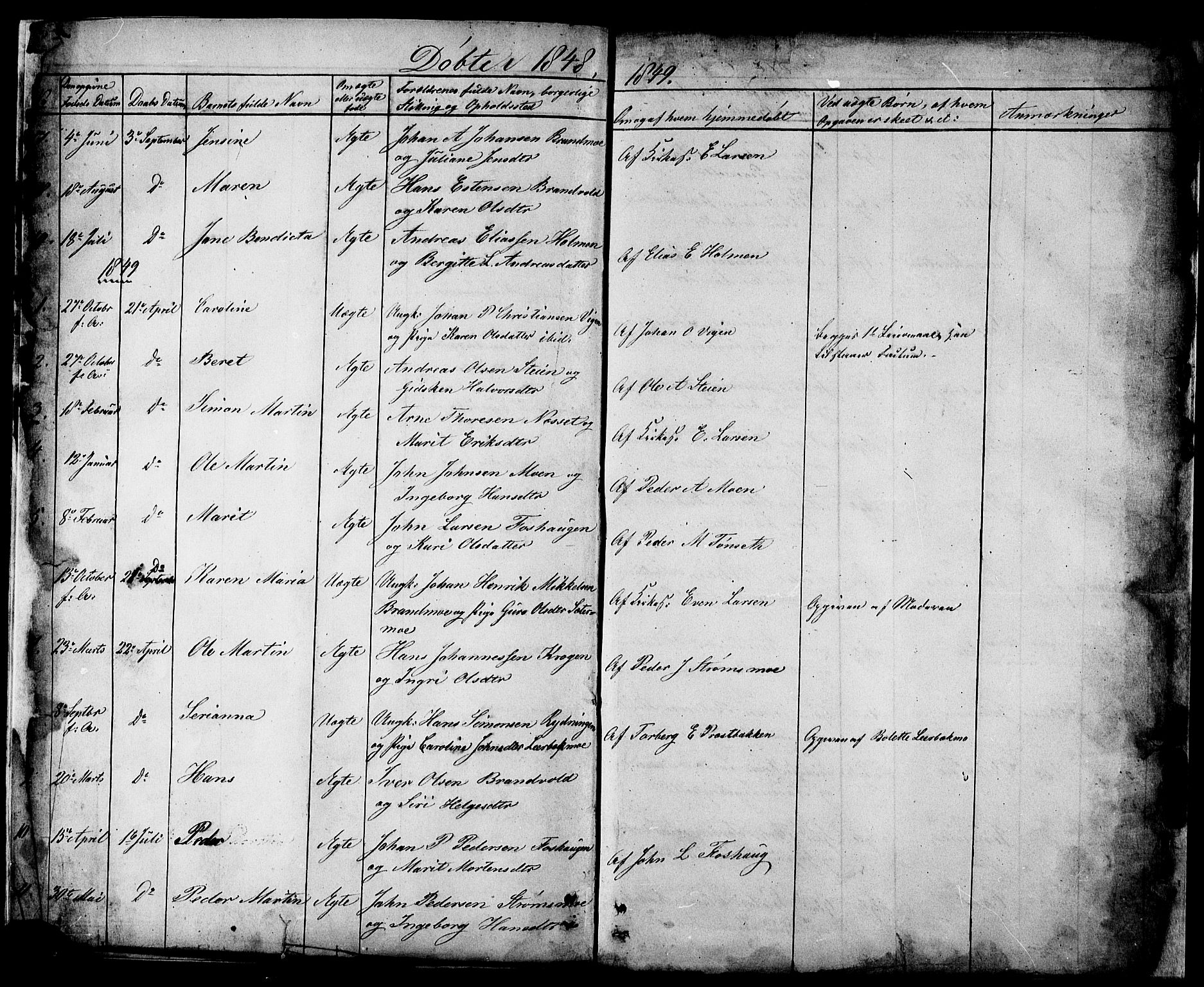 Målselv sokneprestembete, SATØ/S-1311/G/Ga/Gaa/L0002kirke: Parish register (official) no. 2, 1832-1850, p. 32-33