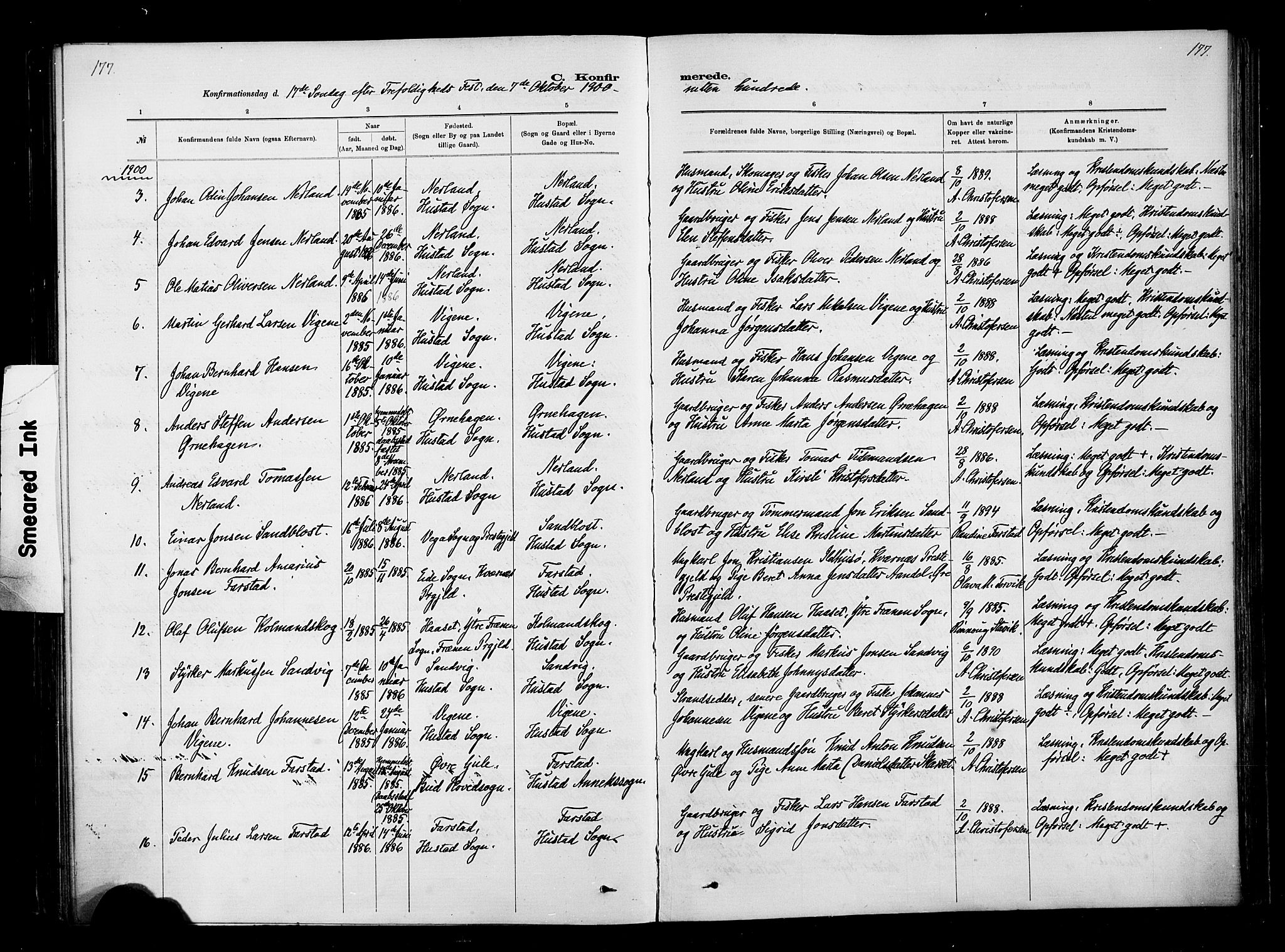 Ministerialprotokoller, klokkerbøker og fødselsregistre - Møre og Romsdal, AV/SAT-A-1454/567/L0778: Parish register (official) no. 567A01, 1881-1903, p. 177