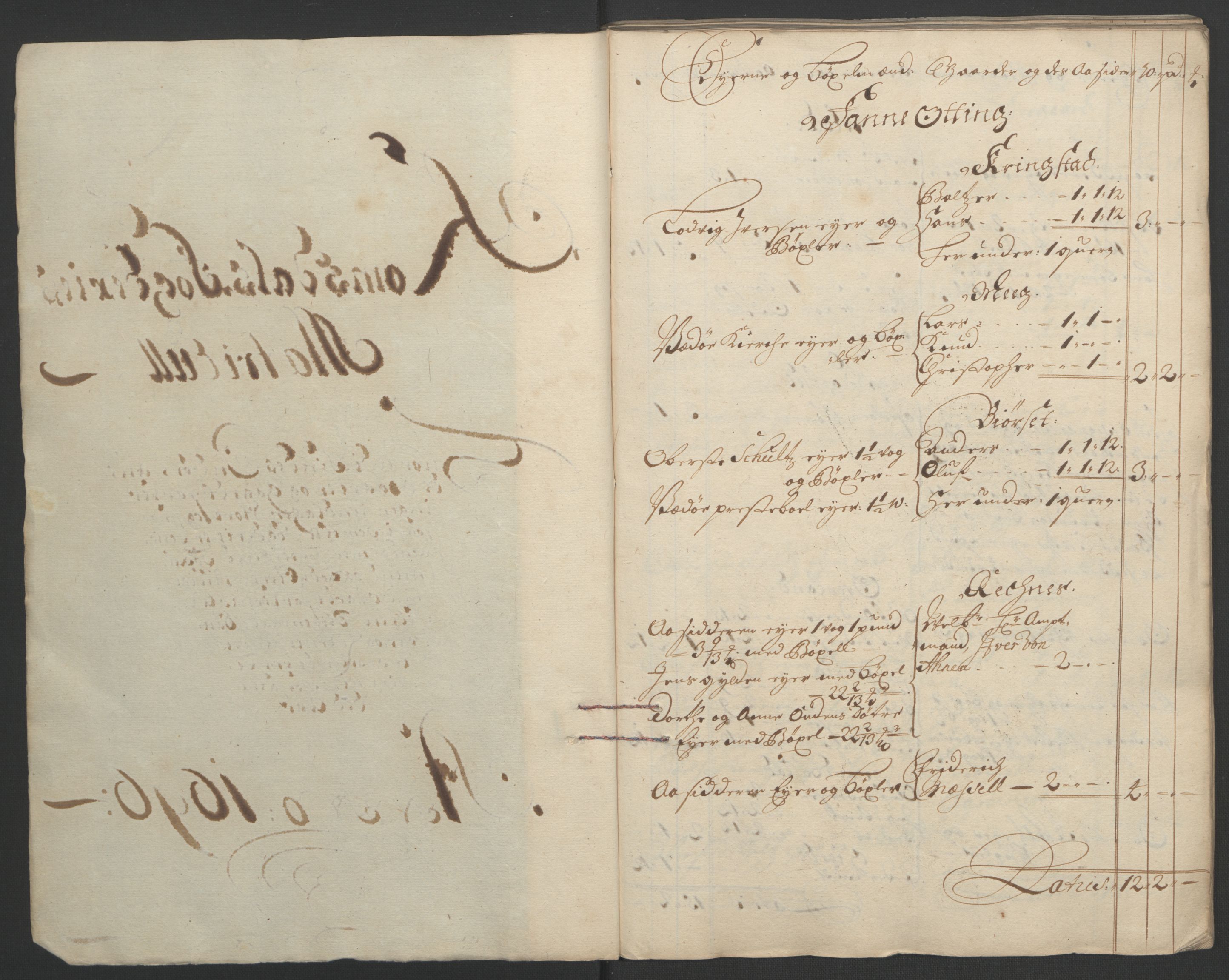 Rentekammeret inntil 1814, Reviderte regnskaper, Fogderegnskap, RA/EA-4092/R55/L3652: Fogderegnskap Romsdal, 1695-1696, p. 165