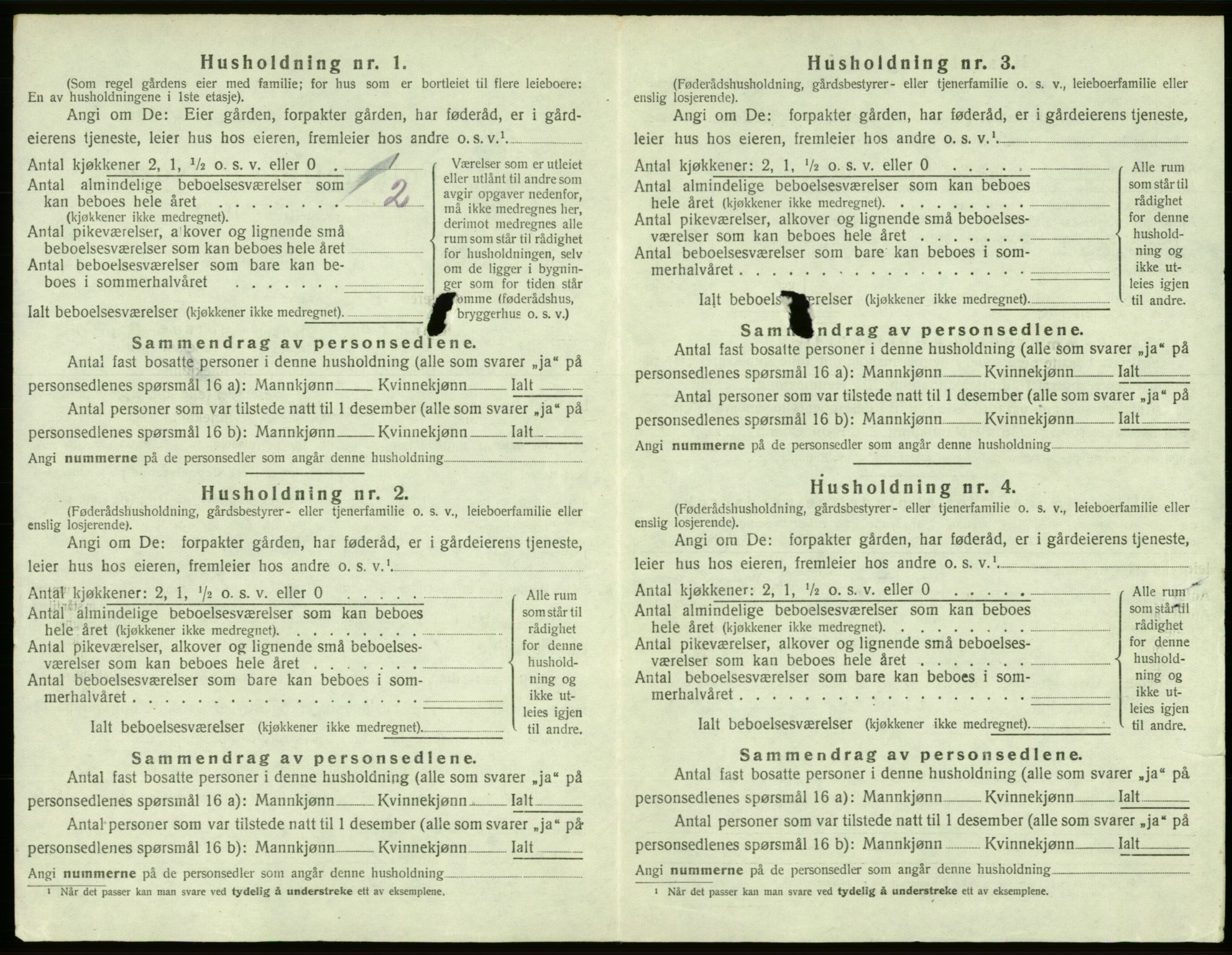 SAB, 1920 census for Sveio, 1920, p. 676