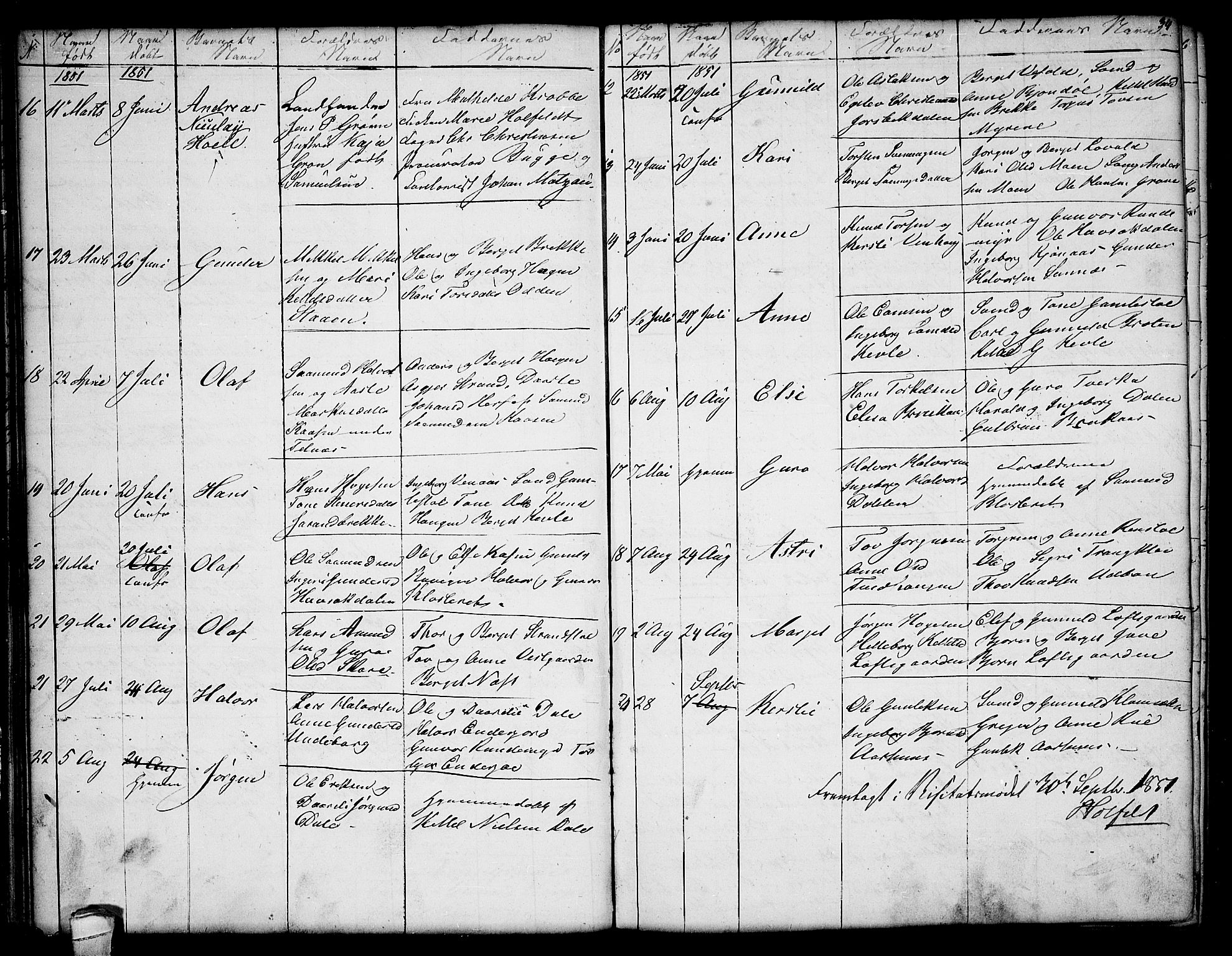 Seljord kirkebøker, AV/SAKO-A-20/G/Ga/L0002: Parish register (copy) no. I 2, 1838-1866, p. 34