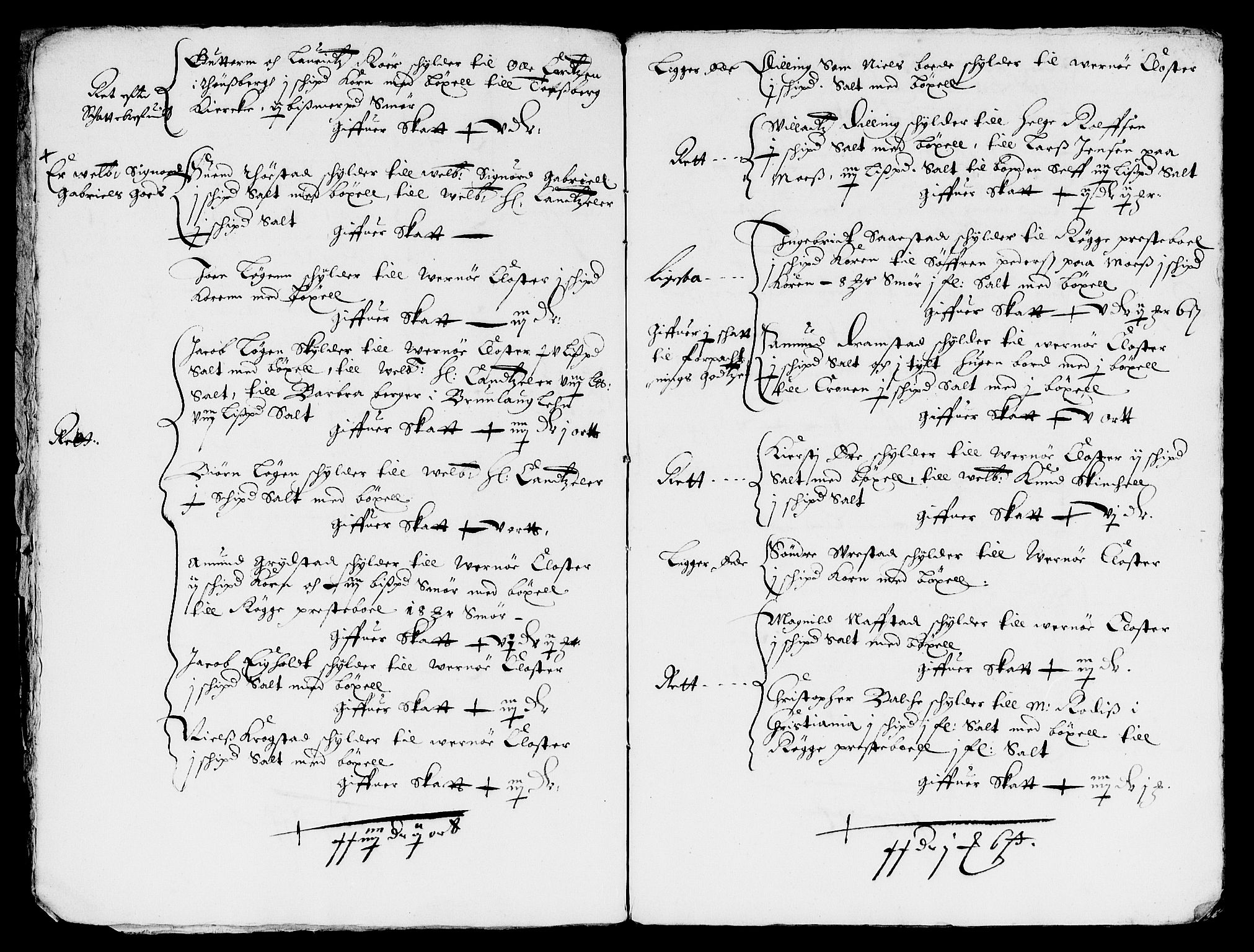 Rentekammeret inntil 1814, Reviderte regnskaper, Lensregnskaper, AV/RA-EA-5023/R/Rb/Rbg/L0010: Verne kloster len, 1653-1660