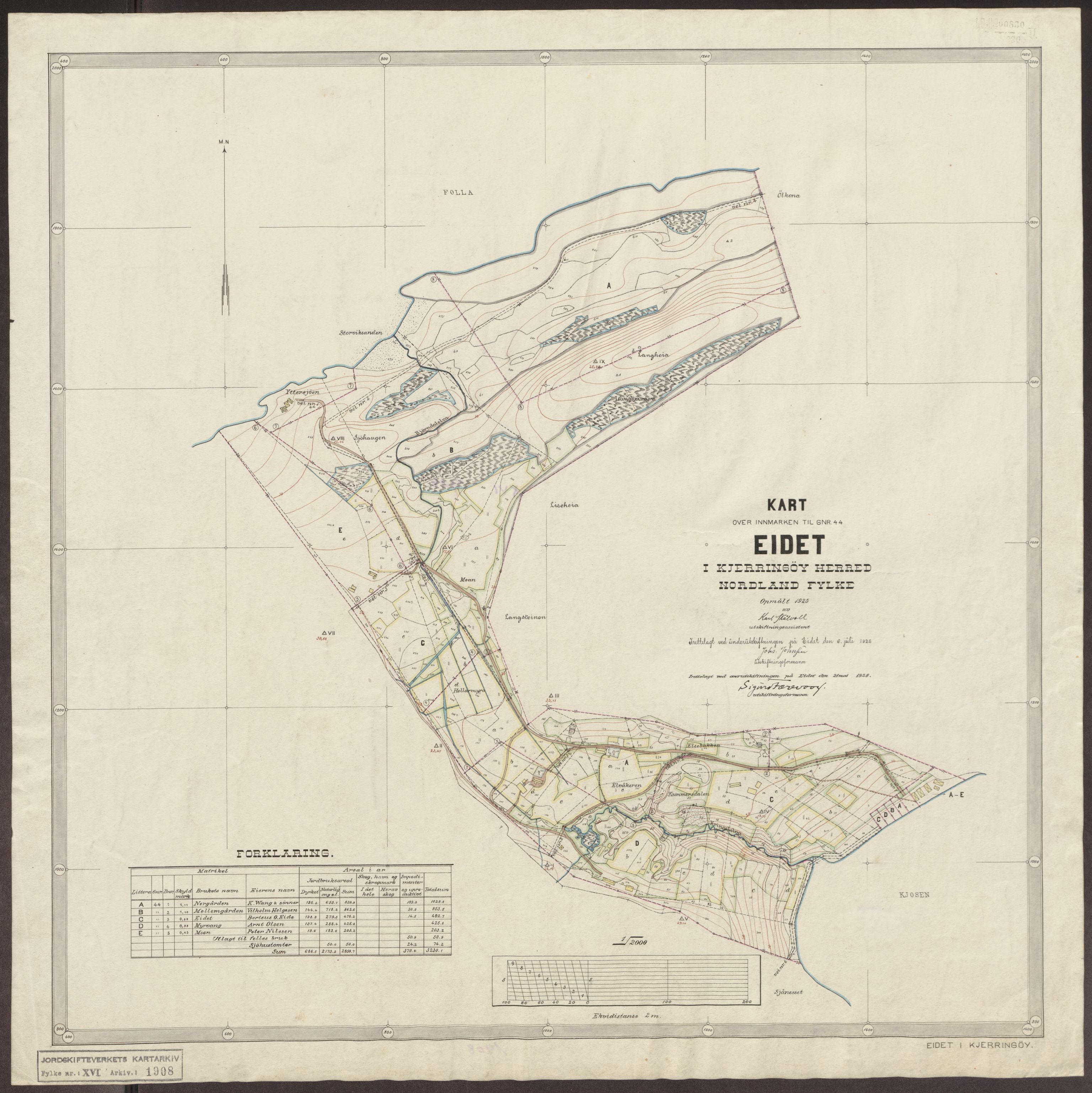 Jordskifteverkets kartarkiv, AV/RA-S-3929/T, 1859-1988, p. 2308