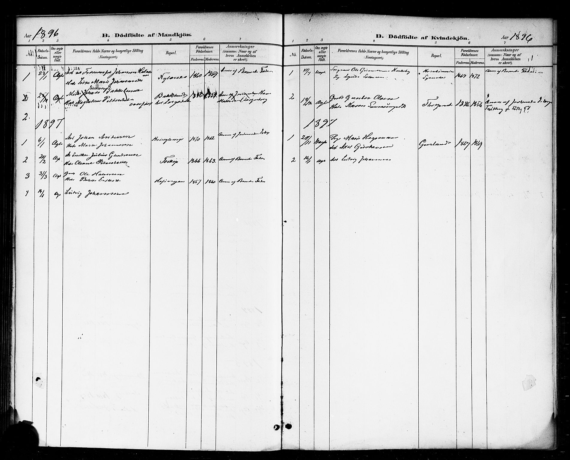 Skjeberg prestekontor Kirkebøker, AV/SAO-A-10923/F/Fa/L0009: Parish register (official) no. I 9, 1886-1897