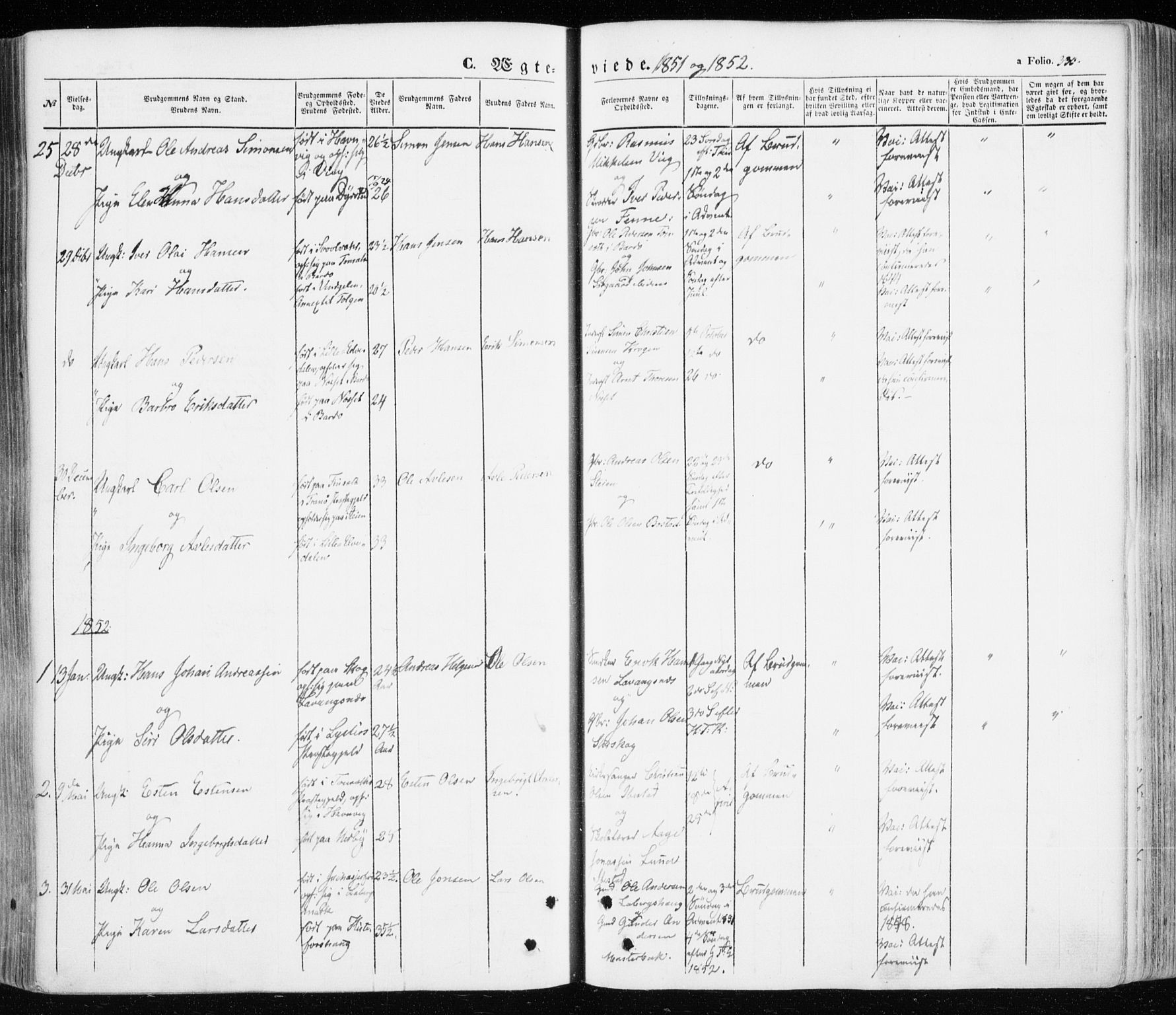 Ibestad sokneprestembete, SATØ/S-0077/H/Ha/Haa/L0008kirke: Parish register (official) no. 8, 1850-1859, p. 330