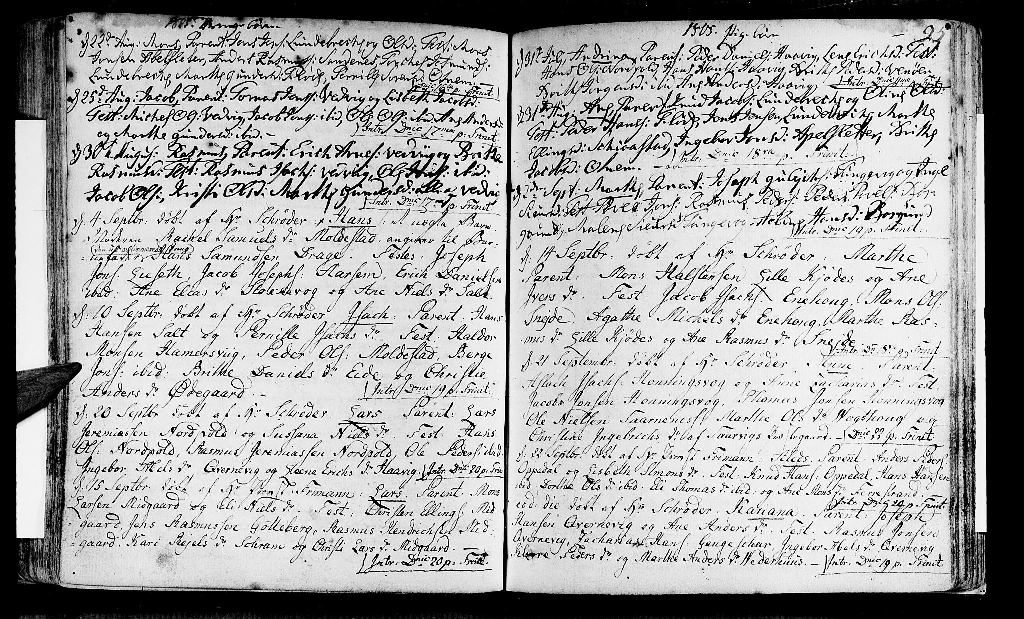 Selje sokneprestembete, AV/SAB-A-99938/H/Ha/Haa/Haaa: Parish register (official) no. A 6, 1782-1806, p. 95
