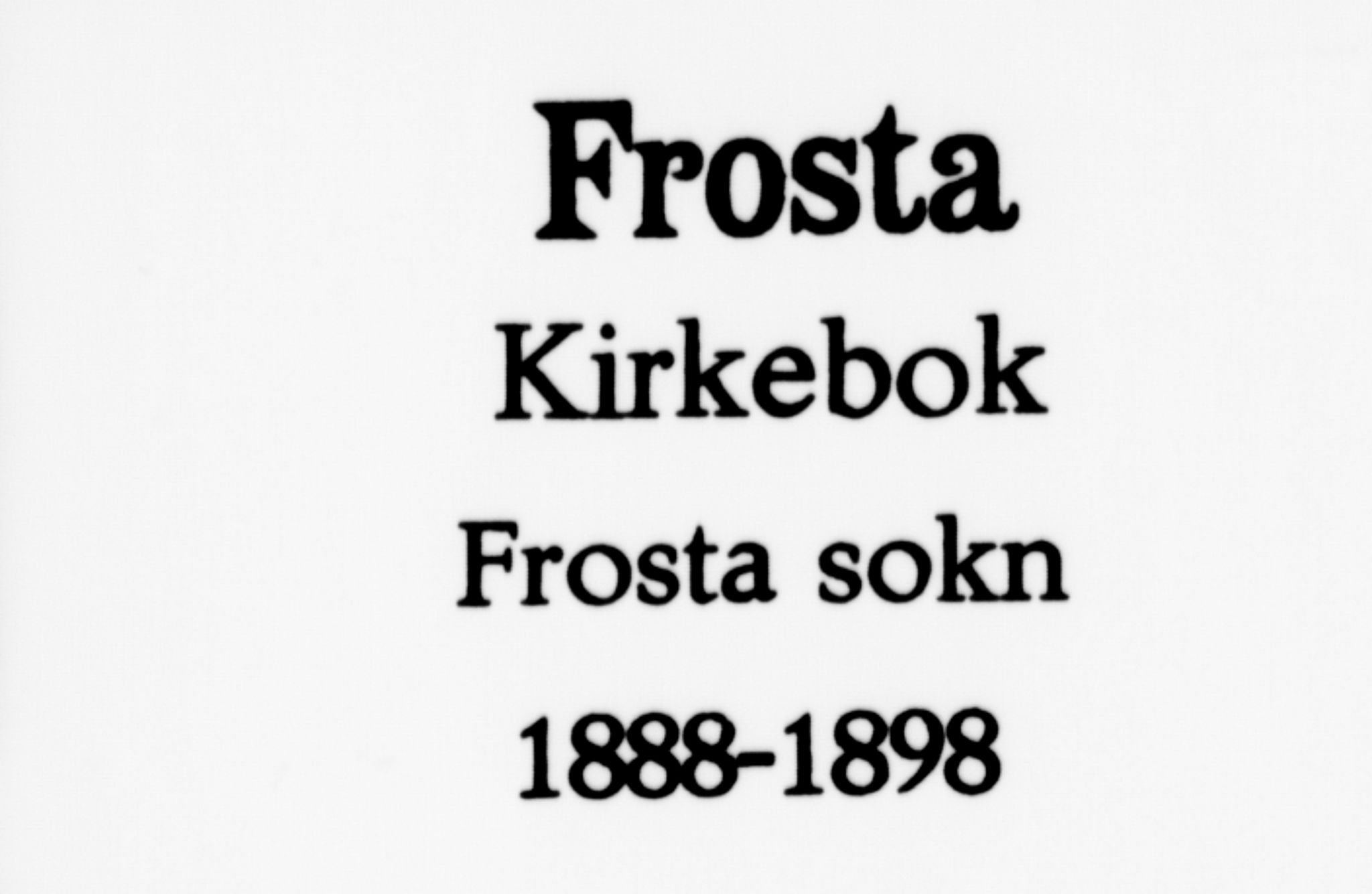 Ministerialprotokoller, klokkerbøker og fødselsregistre - Nord-Trøndelag, SAT/A-1458/713/L0121: Parish register (official) no. 713A10, 1888-1898