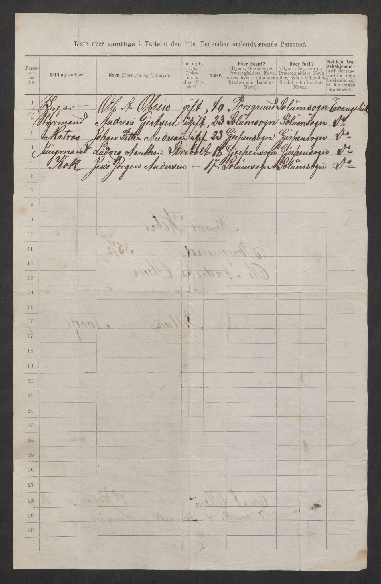 RA, 1875 census, lists of crew on ships: Ships in ports abroad, 1875, p. 800