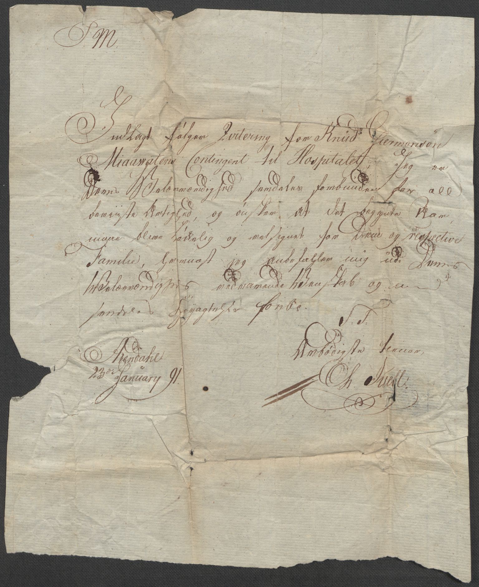 Riksarkivets diplomsamling, AV/RA-EA-5965/F15/L0030: Prestearkiv - Aust-Agder, 1641-1812, p. 174