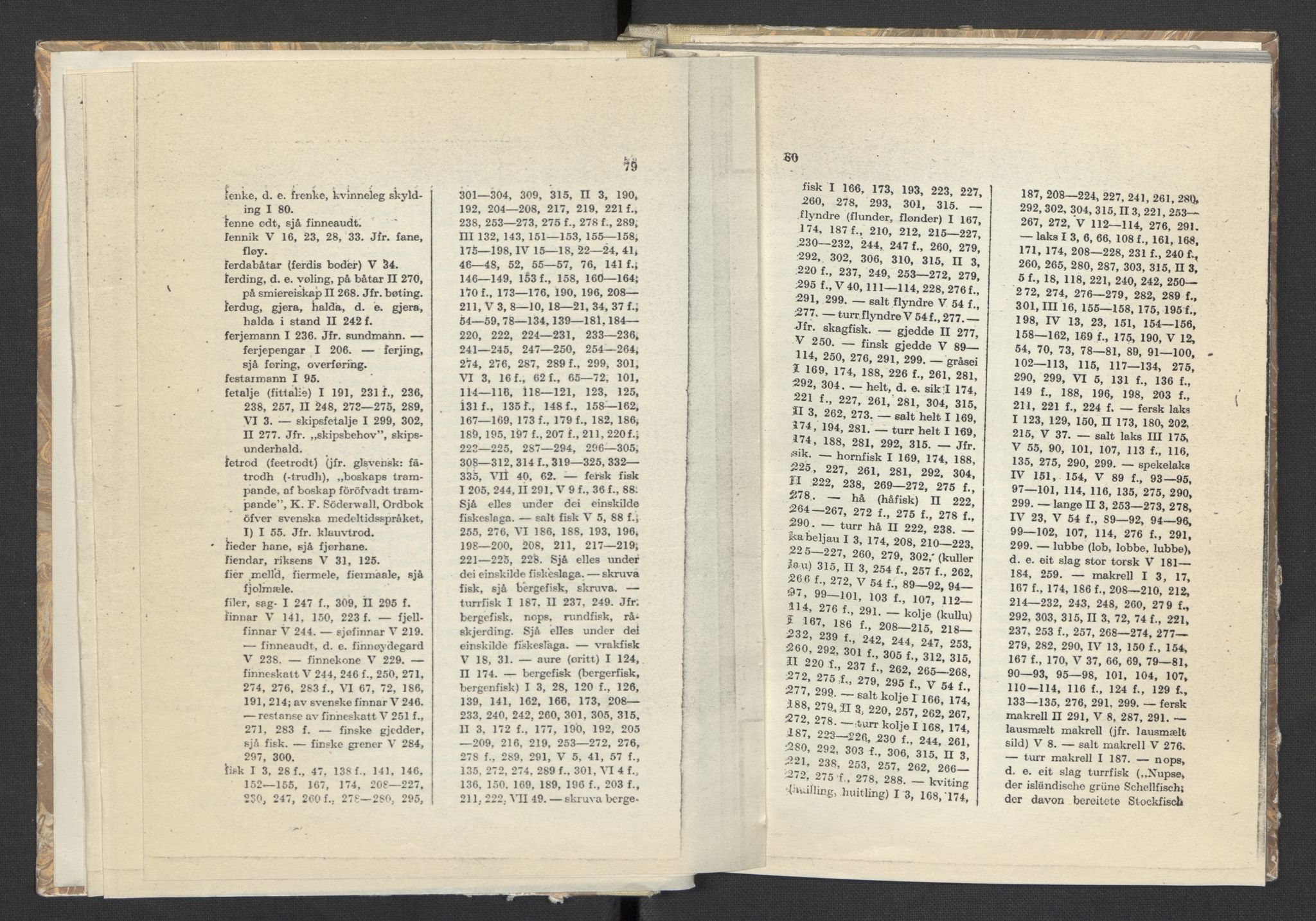 Publikasjoner utgitt av Arkivverket, PUBL/PUBL-001/C/0008: Sakregister, 1548-1567, p. 79-80