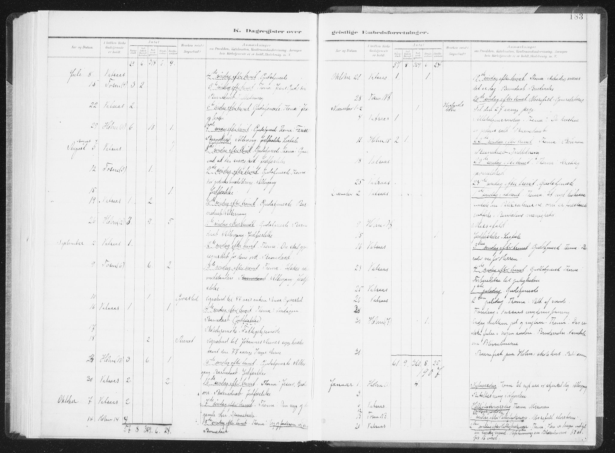 Ministerialprotokoller, klokkerbøker og fødselsregistre - Nordland, AV/SAT-A-1459/810/L0153: Parish register (official) no. 810A12, 1899-1914, p. 183