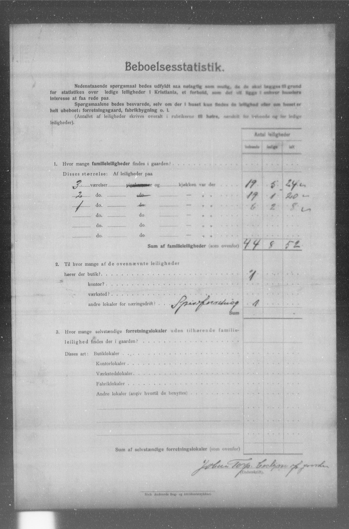 OBA, Municipal Census 1904 for Kristiania, 1904, p. 16310