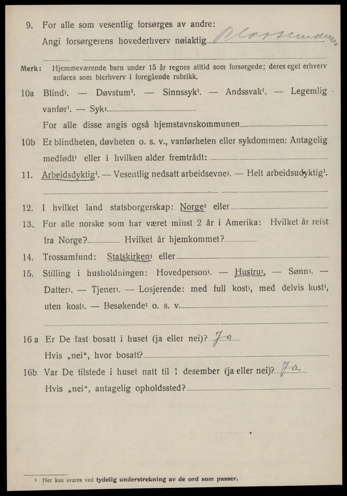 SAT, 1920 census for Hjørundfjord, 1920, p. 4474