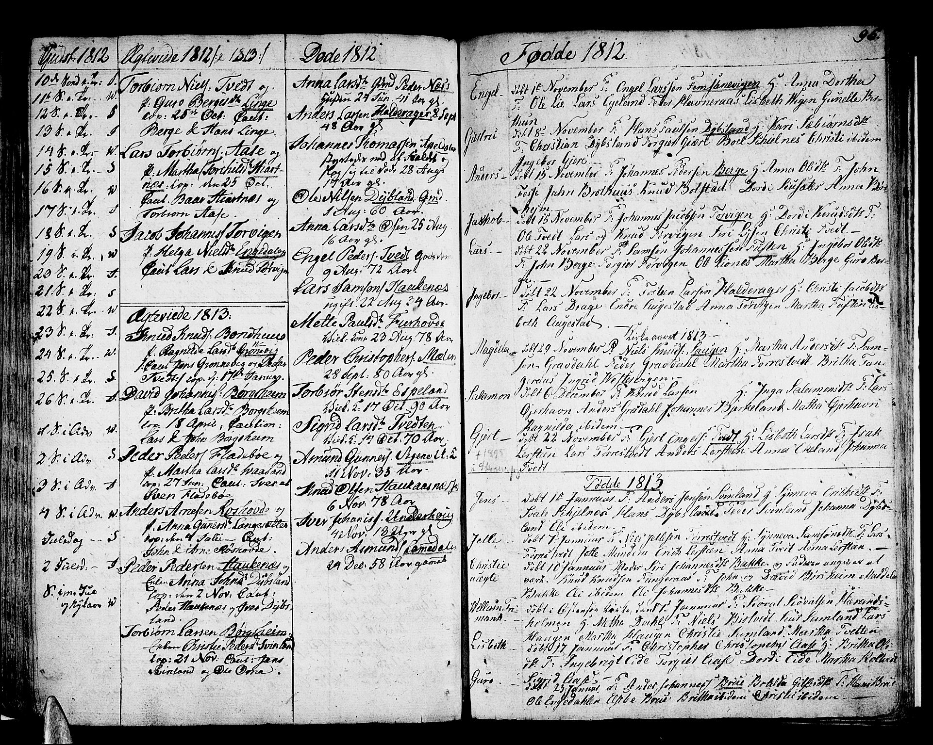 Strandebarm sokneprestembete, SAB/A-78401/H/Haa: Parish register (official) no. A 4, 1788-1817, p. 95