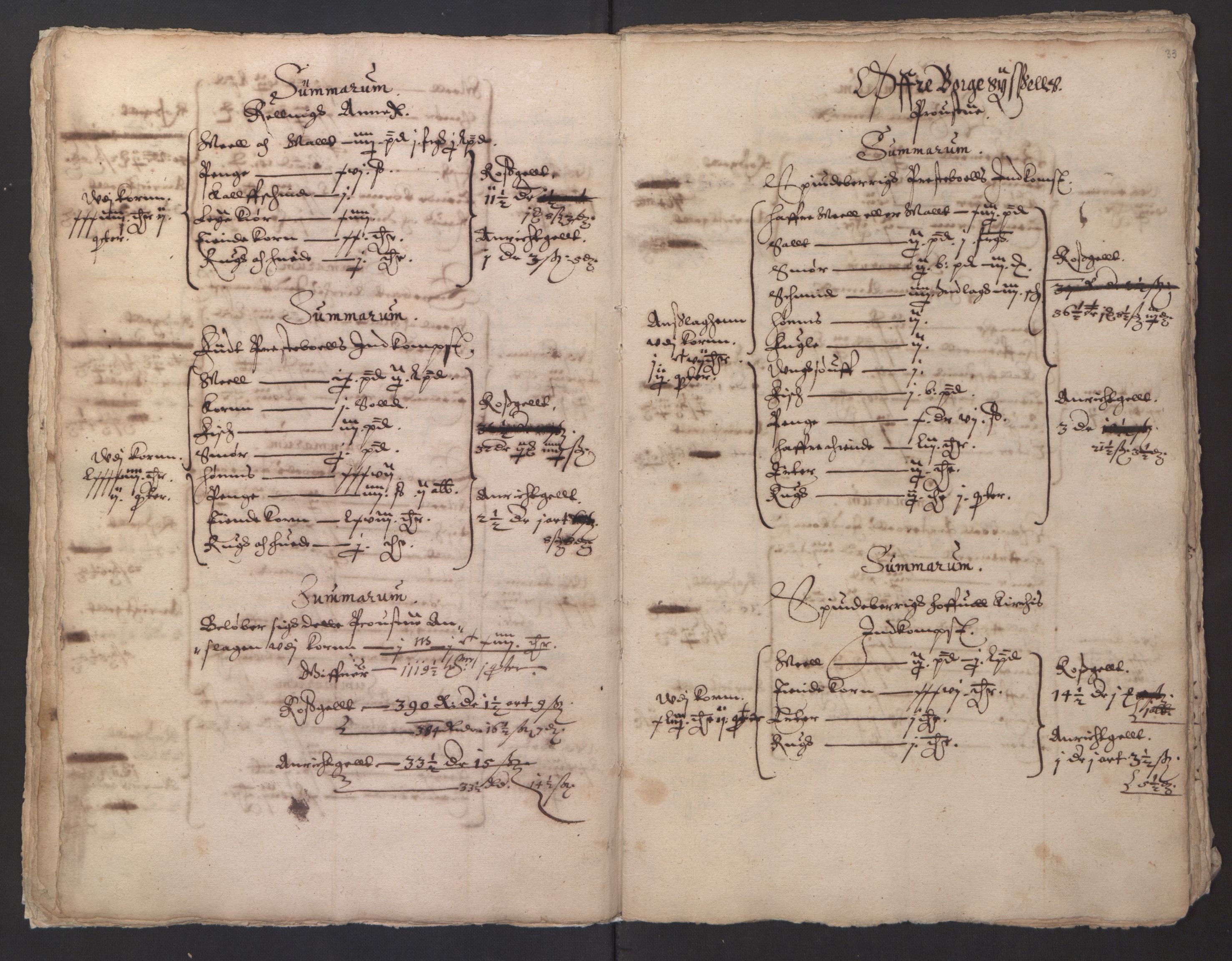 Stattholderembetet 1572-1771, AV/RA-EA-2870/Ek/L0014/0001: Jordebøker til utlikning av rosstjeneste 1624-1626: / Kirke- og prestebolsinntekter i Oslo og Hamar bispedømme, 1625-1626, p. 35