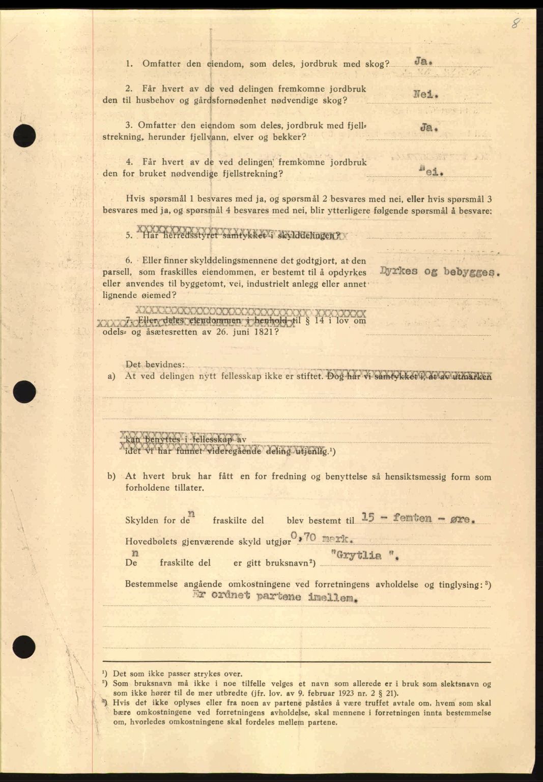 Nordmøre sorenskriveri, AV/SAT-A-4132/1/2/2Ca: Mortgage book no. A91, 1941-1942, Diary no: : 1740/1941