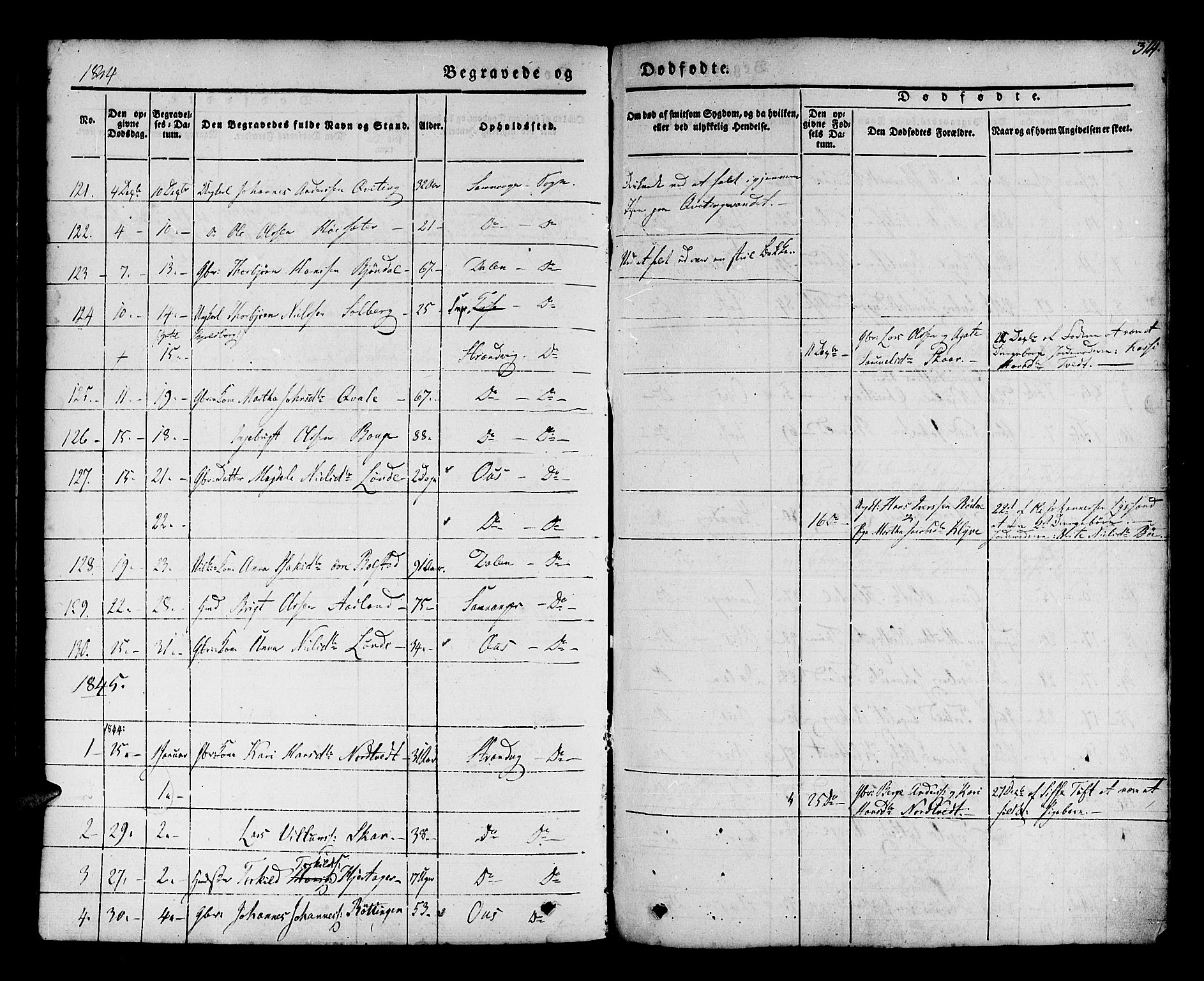 Os sokneprestembete, SAB/A-99929: Parish register (official) no. A 15, 1839-1851, p. 314
