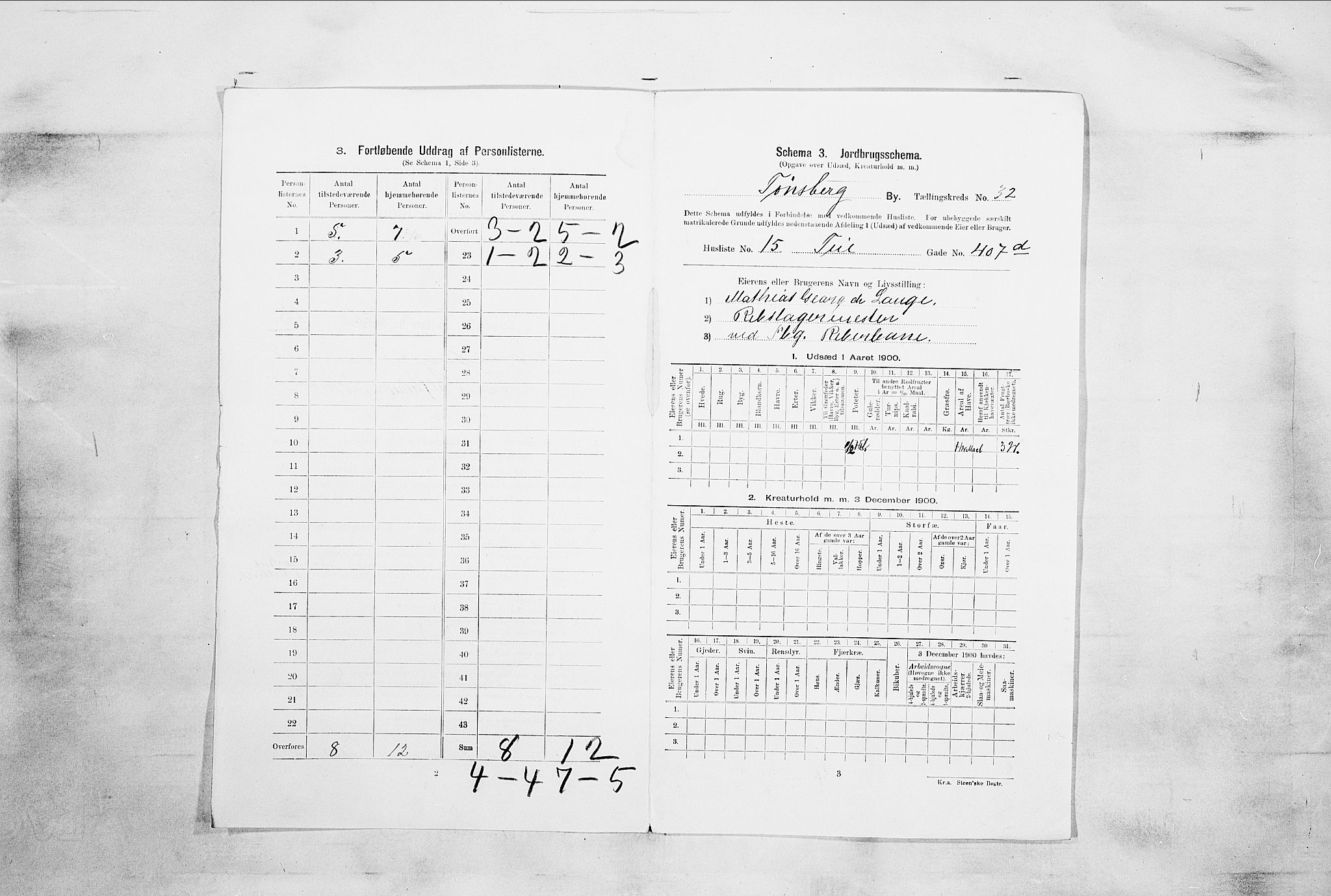 RA, 1900 census for Tønsberg, 1900, p. 4881