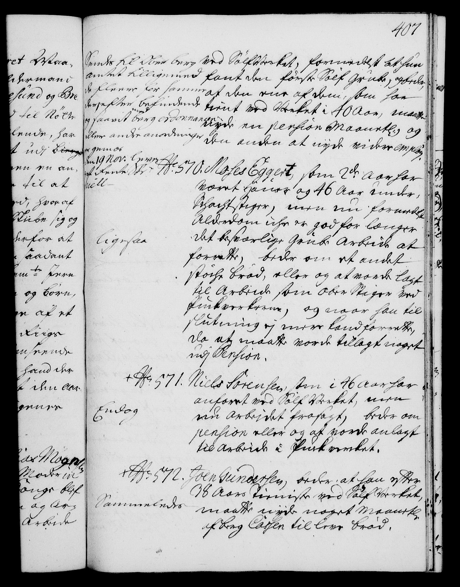 Rentekammeret, Kammerkanselliet, RA/EA-3111/G/Gh/Gha/L0015: Norsk ekstraktmemorialprotokoll (merket RK 53.60), 1733, p. 407