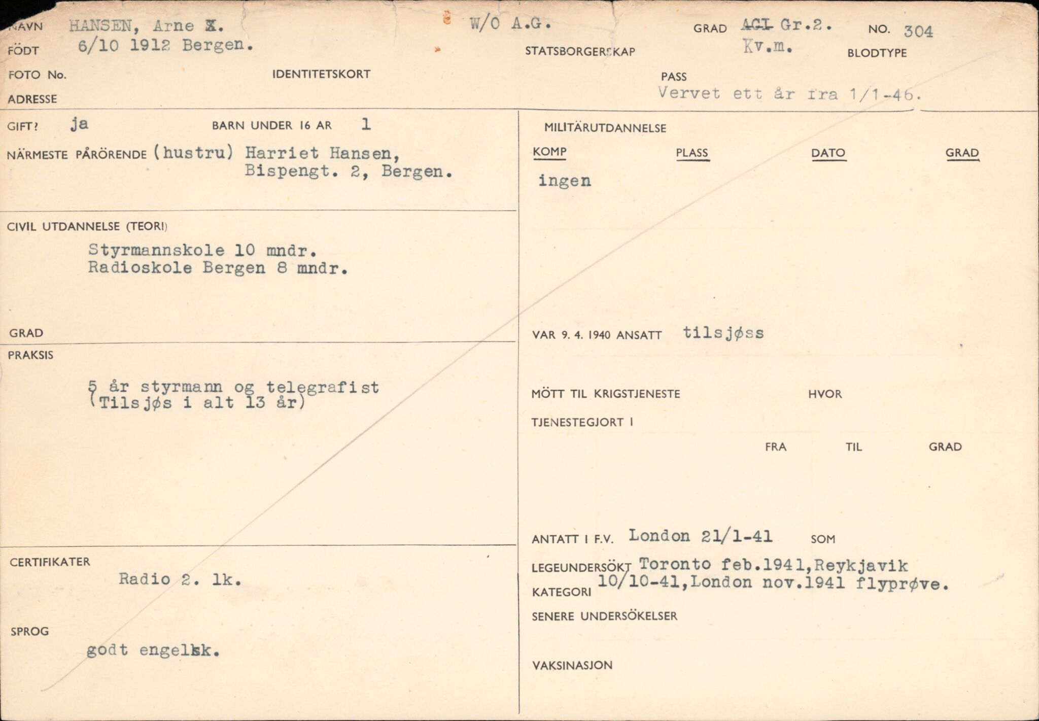 Forsvaret, Forsvarets overkommando/Luftforsvarsstaben, RA/RAFA-4079/P/Pa/L0029: Personellpapirer, 1912, p. 471