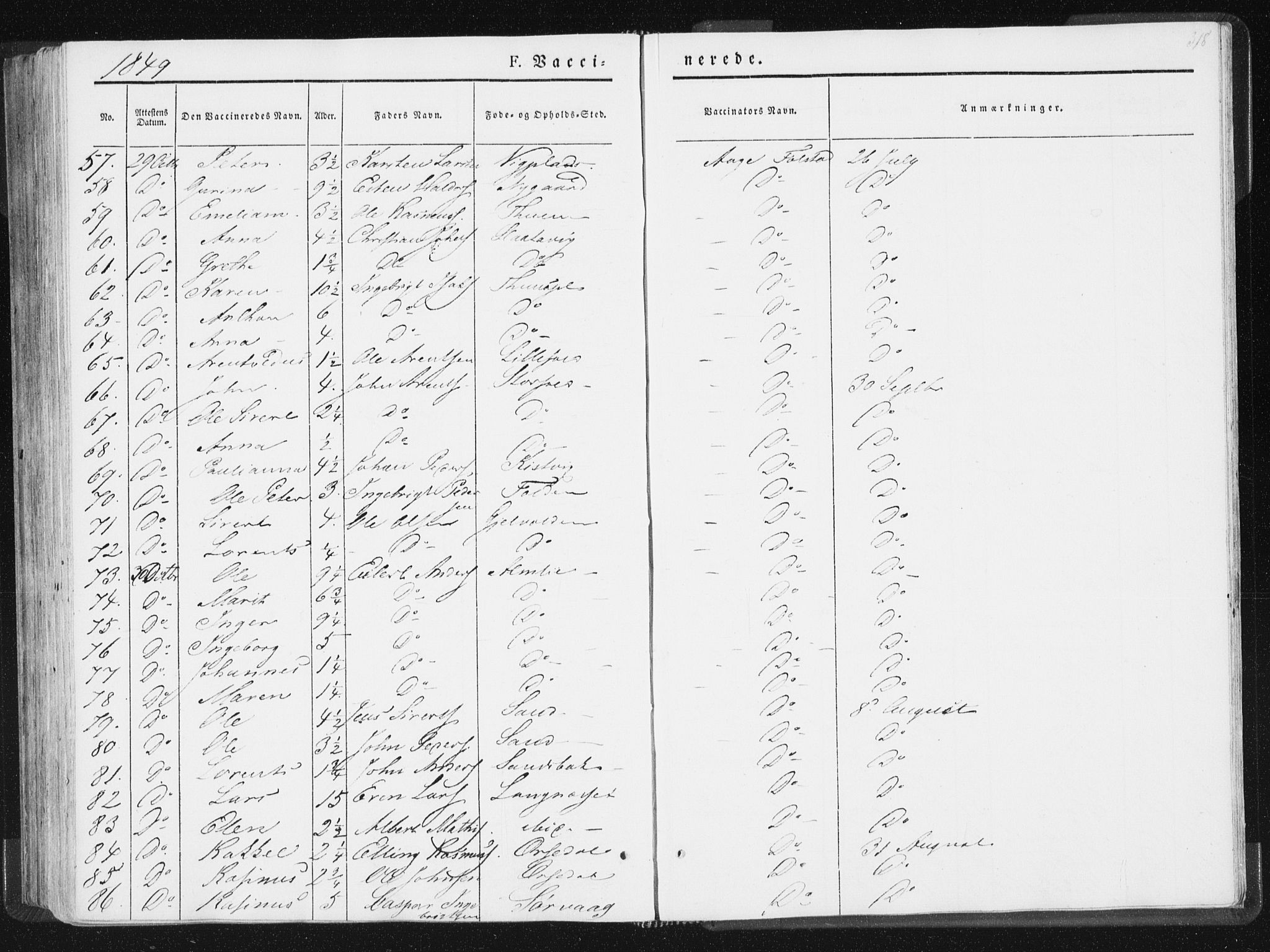 Ministerialprotokoller, klokkerbøker og fødselsregistre - Nord-Trøndelag, SAT/A-1458/744/L0418: Parish register (official) no. 744A02, 1843-1866, p. 318