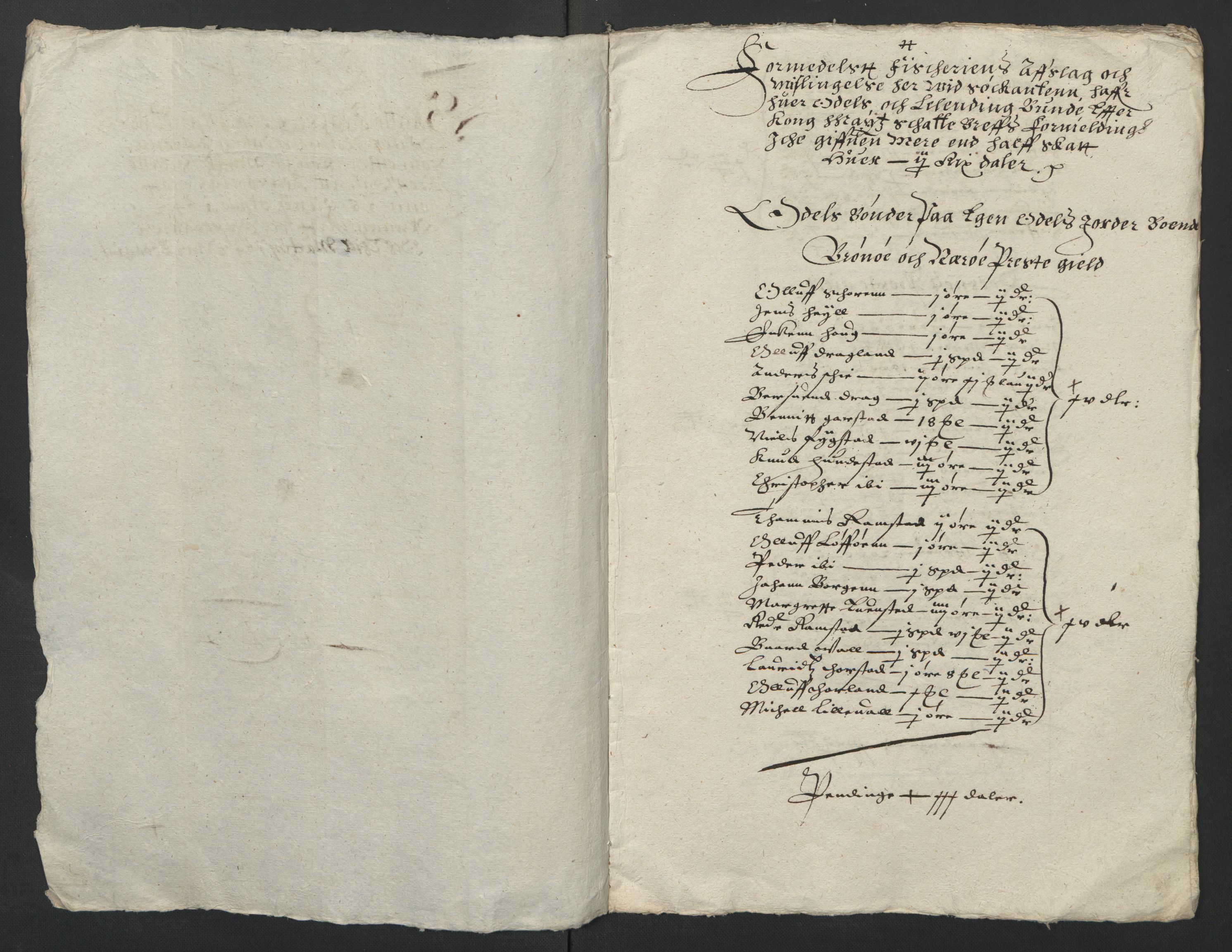 Rentekammeret inntil 1814, Reviderte regnskaper, Lensregnskaper, RA/EA-5023/R/Rb/Rbw/L0075: Trondheim len, 1640-1643