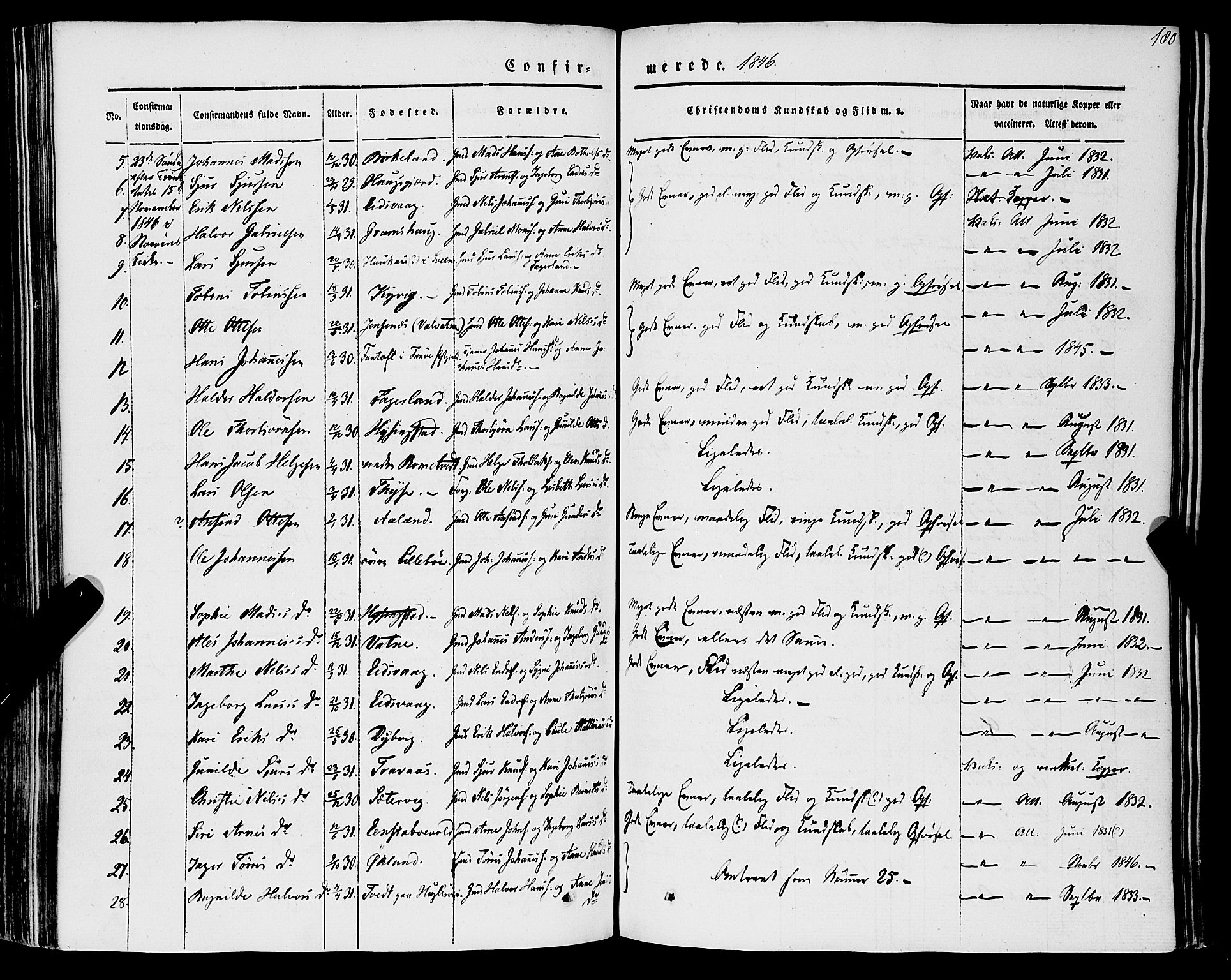 Stord sokneprestembete, AV/SAB-A-78201/H/Haa: Parish register (official) no. A 7, 1841-1861, p. 180