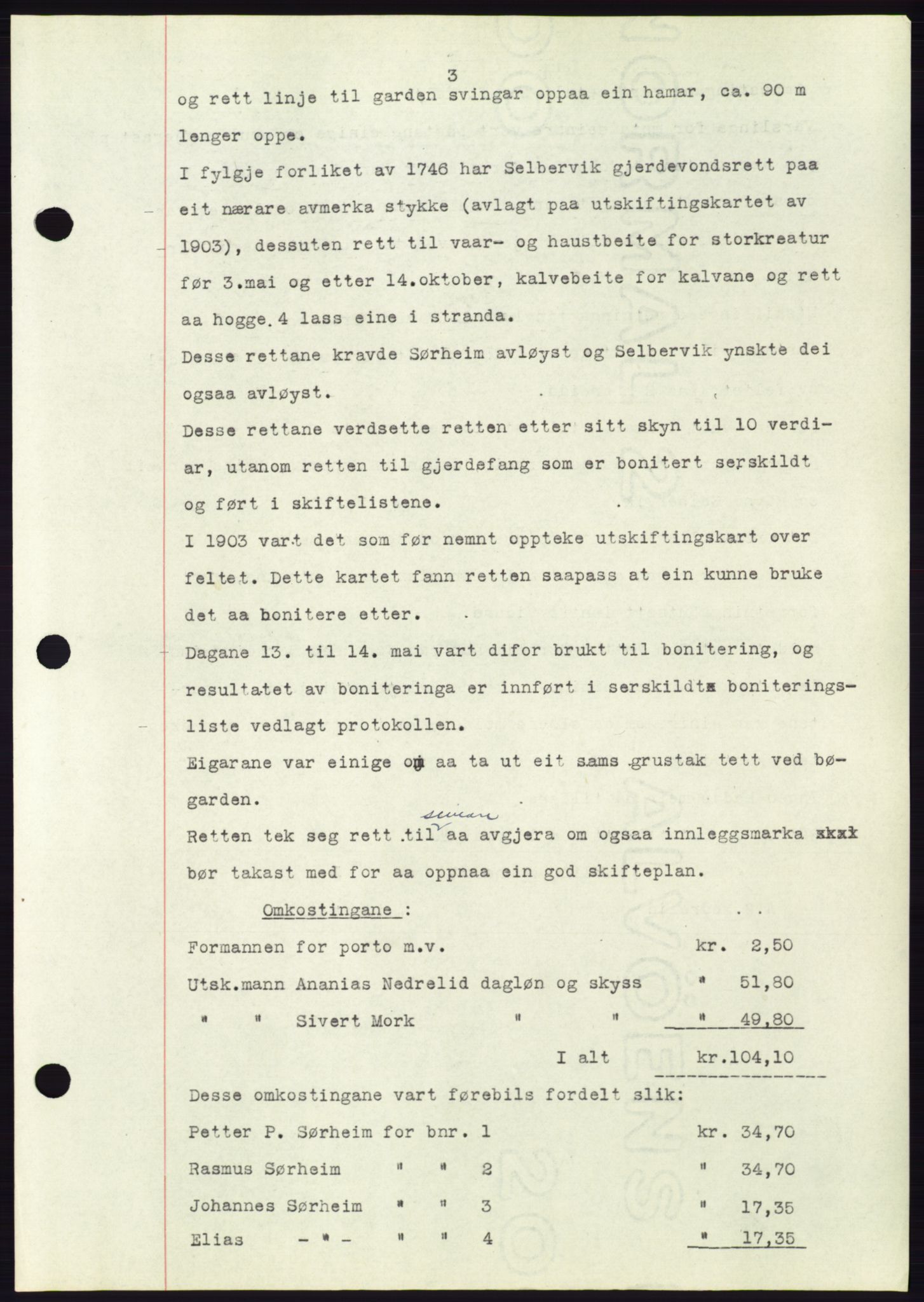 Søre Sunnmøre sorenskriveri, AV/SAT-A-4122/1/2/2C/L0086: Mortgage book no. 12A, 1949-1950, Diary no: : 102/1950