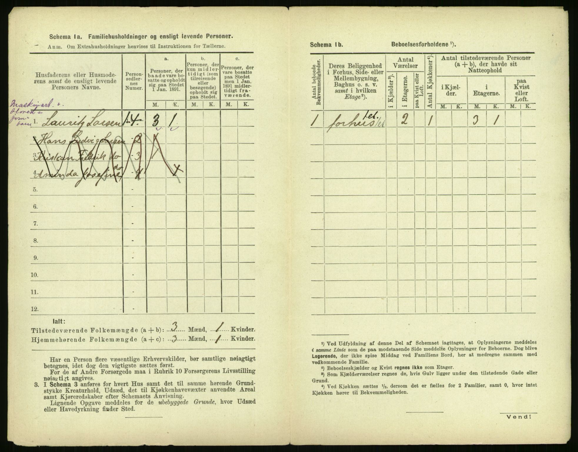 RA, 1891 census for 0301 Kristiania, 1891, p. 161466