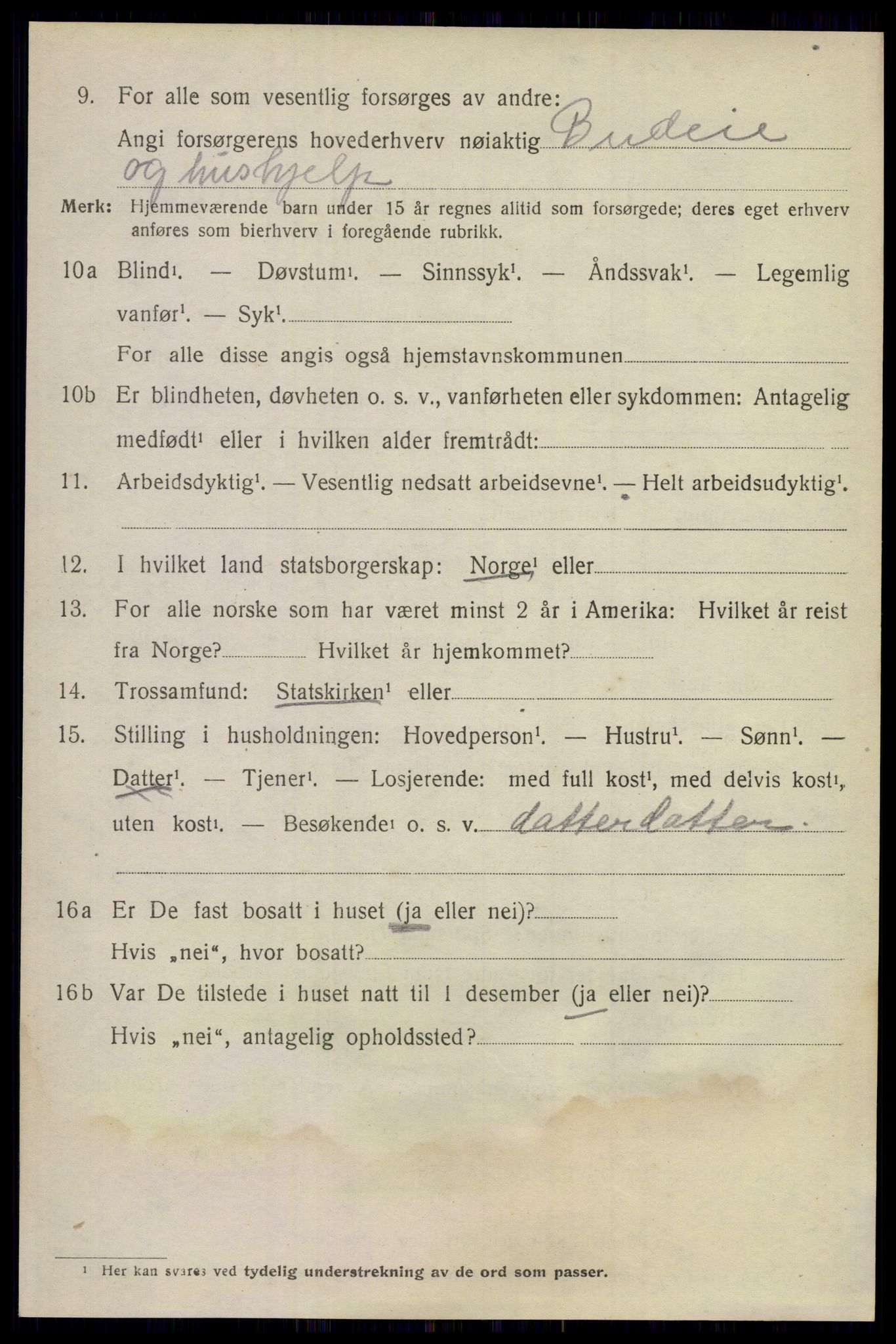 SAKO, 1920 census for Flesberg, 1920, p. 3842