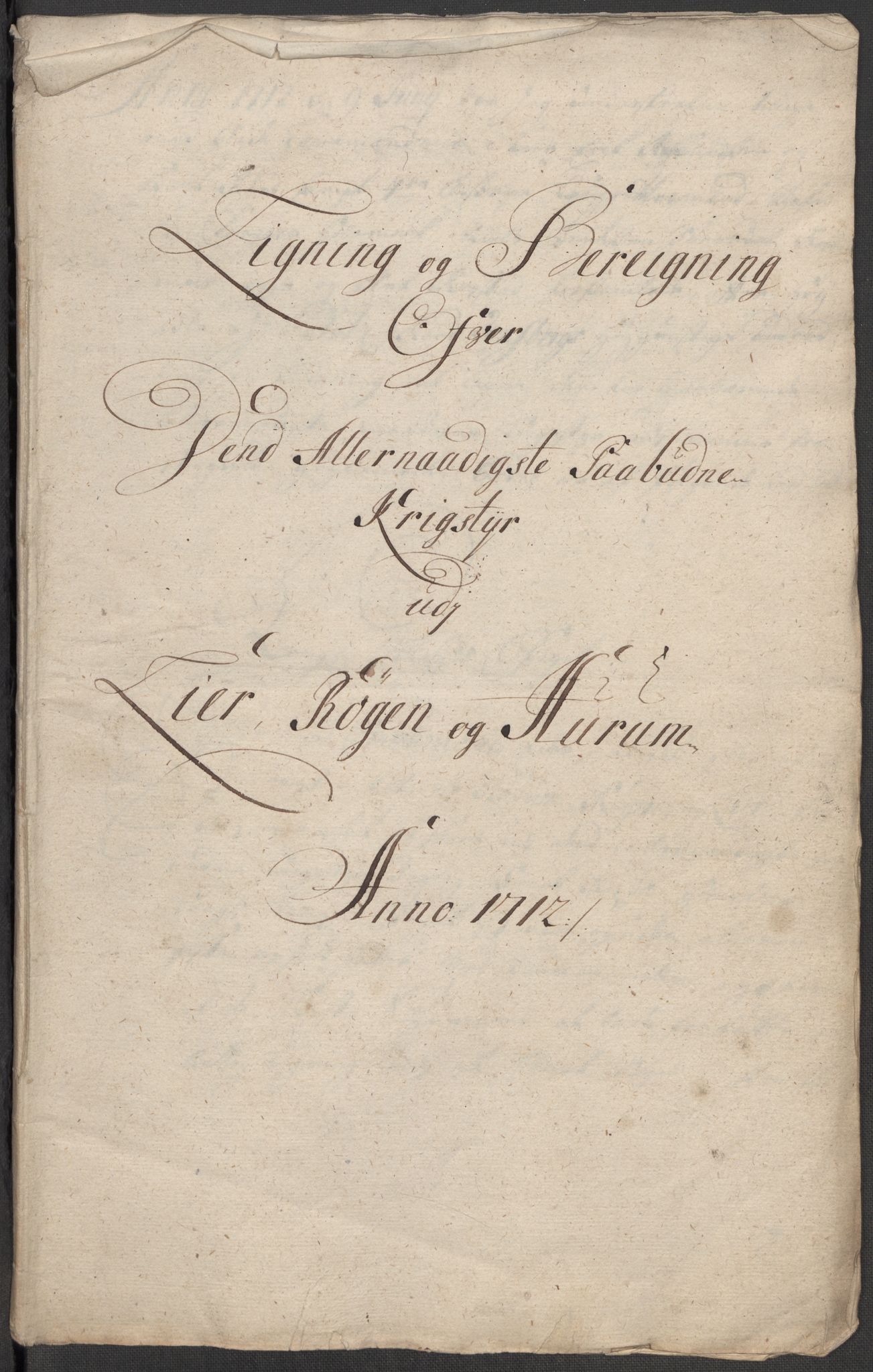 Rentekammeret inntil 1814, Reviderte regnskaper, Fogderegnskap, RA/EA-4092/R31/L1707: Fogderegnskap Hurum, Røyken, Eiker, Lier og Buskerud, 1712, p. 178