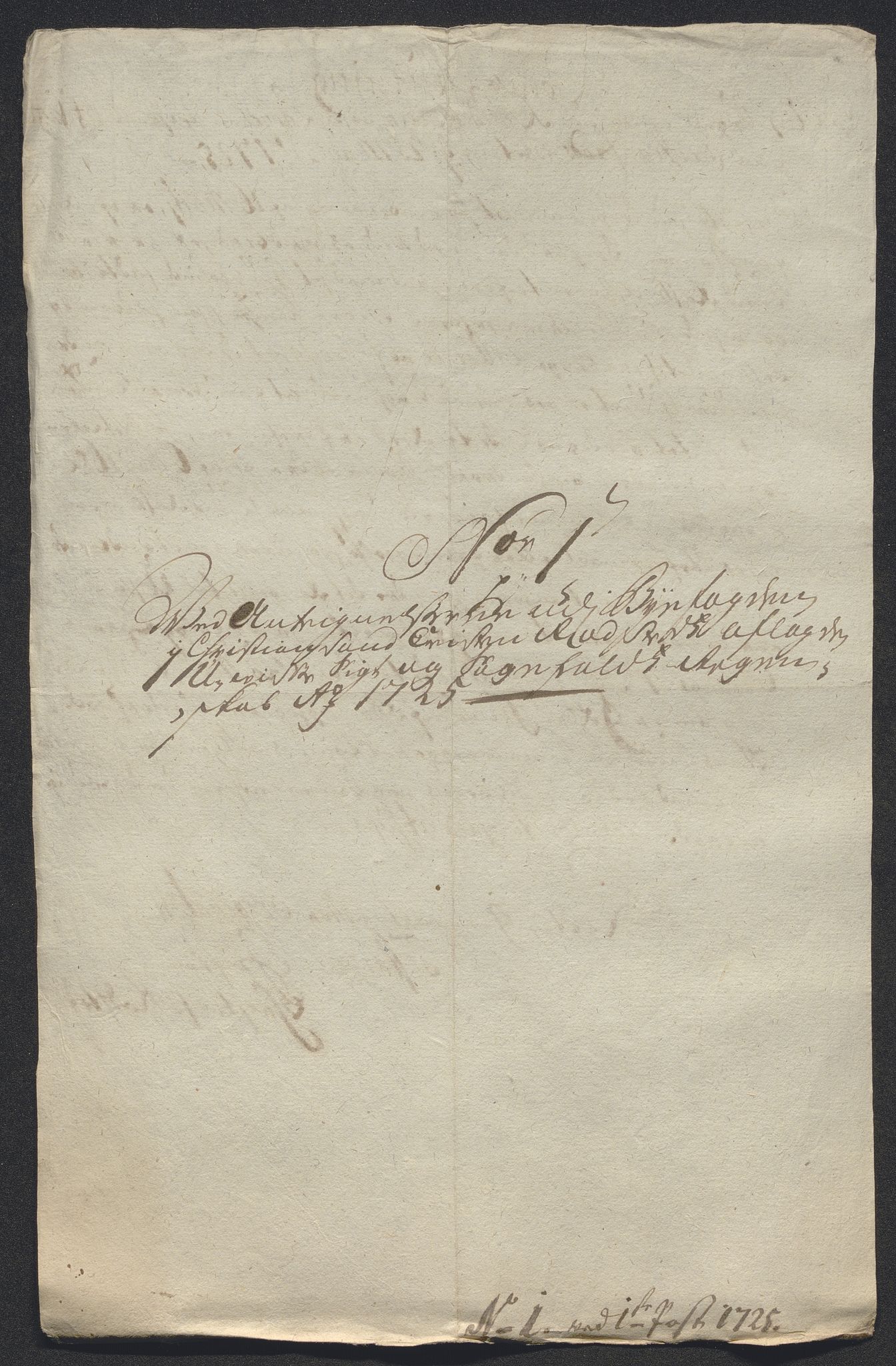 Rentekammeret inntil 1814, Reviderte regnskaper, Byregnskaper, AV/RA-EA-4066/R/Rm/L0286: [M19] Sikt og sakefall, 1719-1727, p. 468