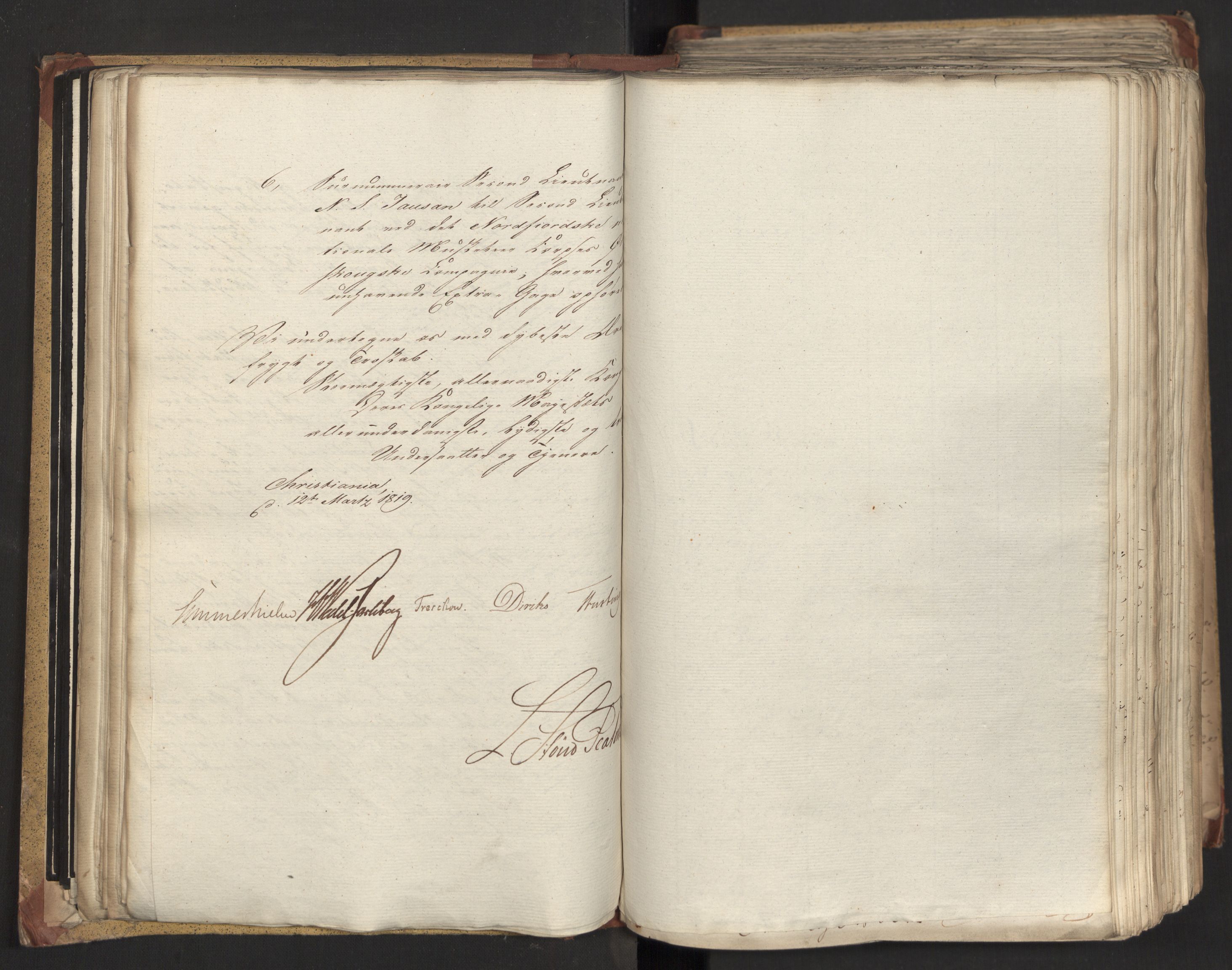 Statsrådsavdelingen i Stockholm, AV/RA-S-1003/D/Da/L0018: Regjeringsinnstillinger nr. 3599-3855, 1819, p. 107
