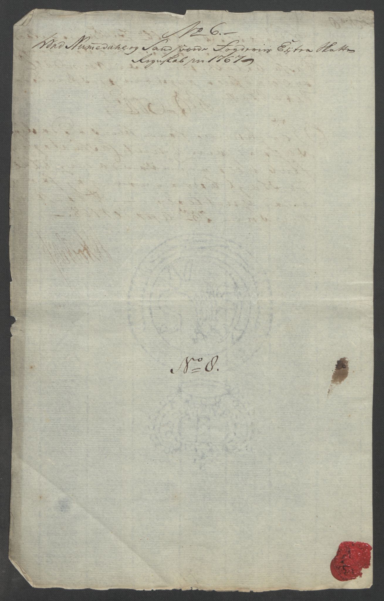 Rentekammeret inntil 1814, Reviderte regnskaper, Fogderegnskap, AV/RA-EA-4092/R24/L1672: Ekstraskatten Numedal og Sandsvær, 1762-1767, p. 353