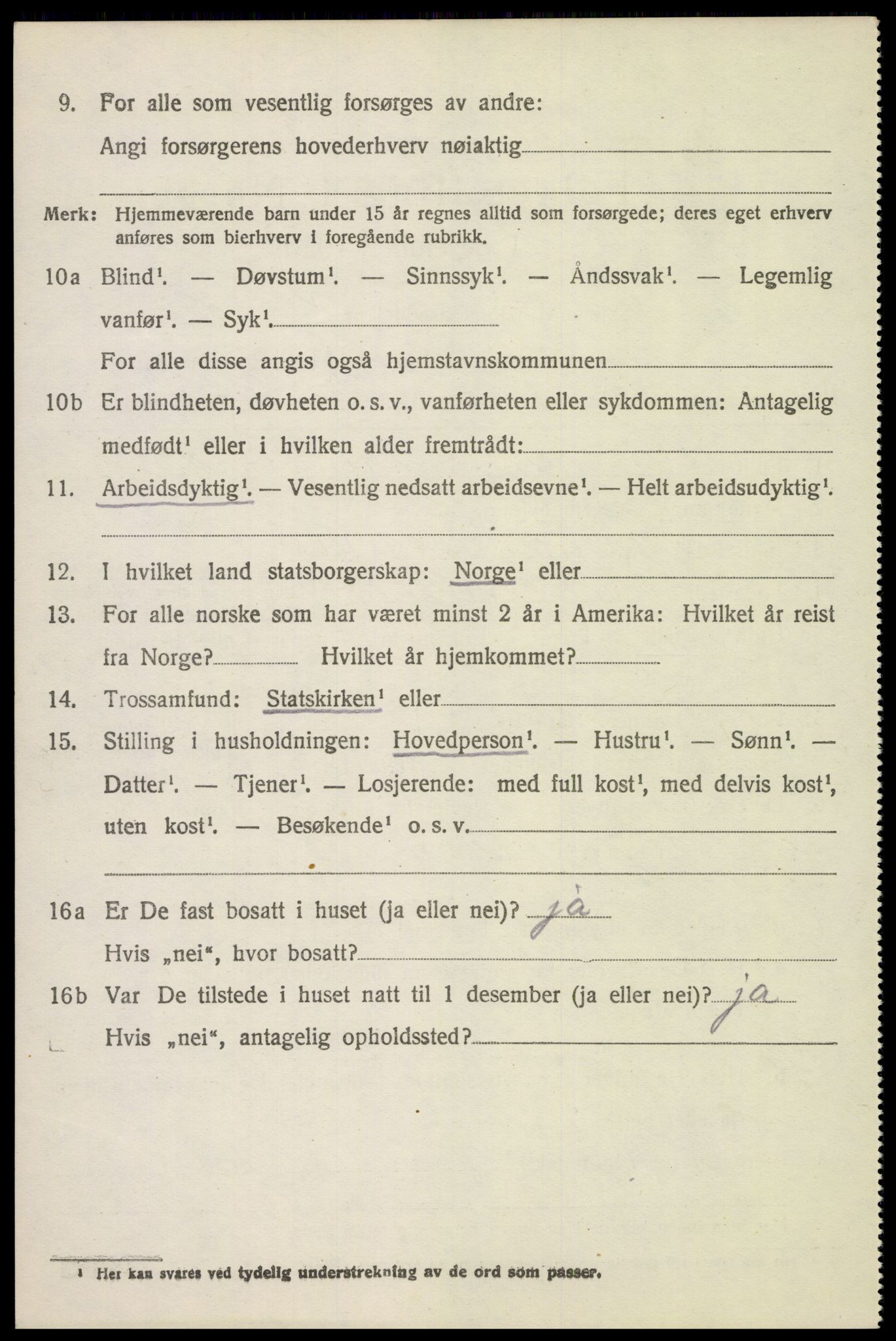 SAH, 1920 census for Nord-Fron, 1920, p. 9871