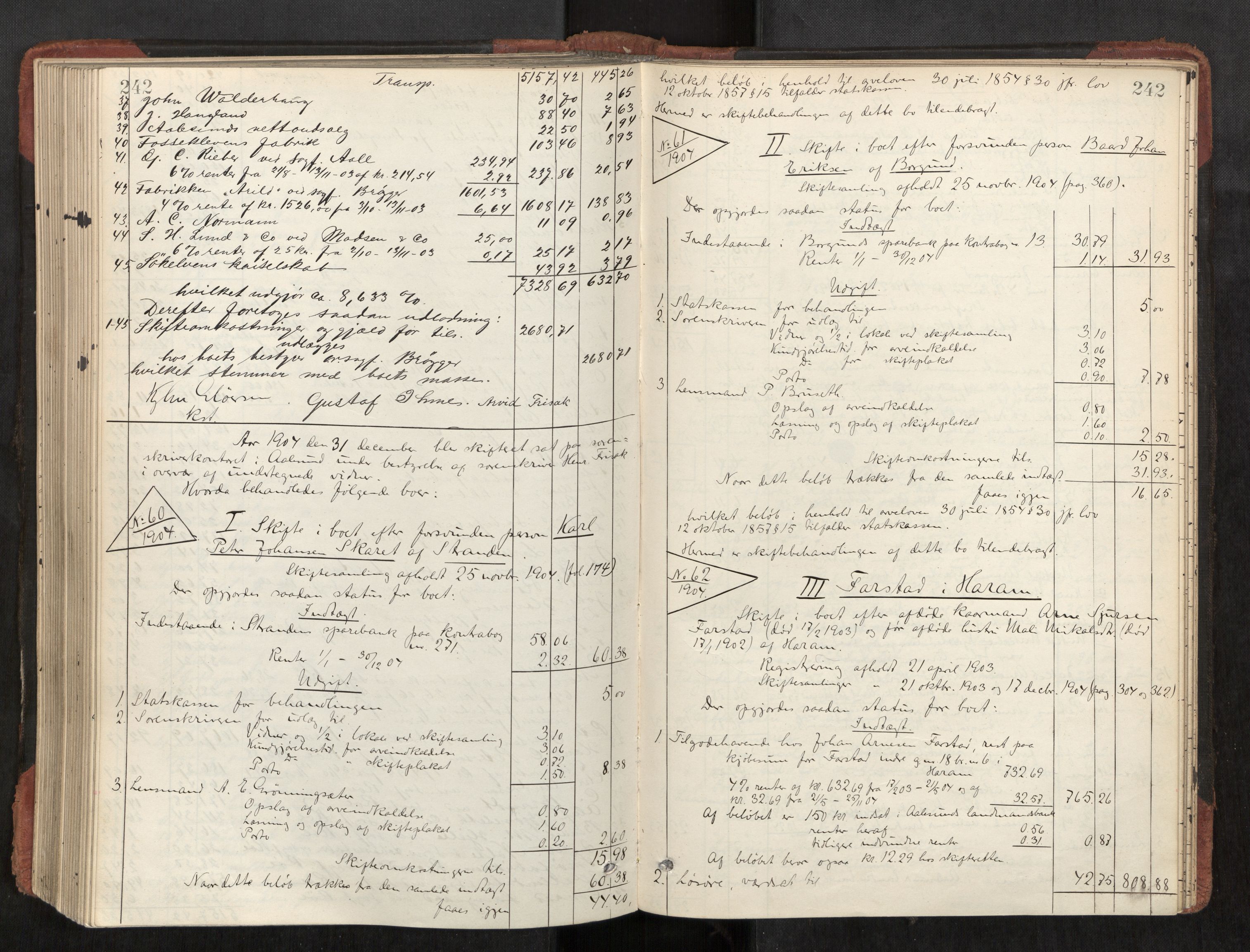 Nordre Sunnmøre sorenskriveri, AV/SAT-A-0006/1/3/3A/L0023: Skiftesluttningsprotokoll 4, 1898-1905, p. 242