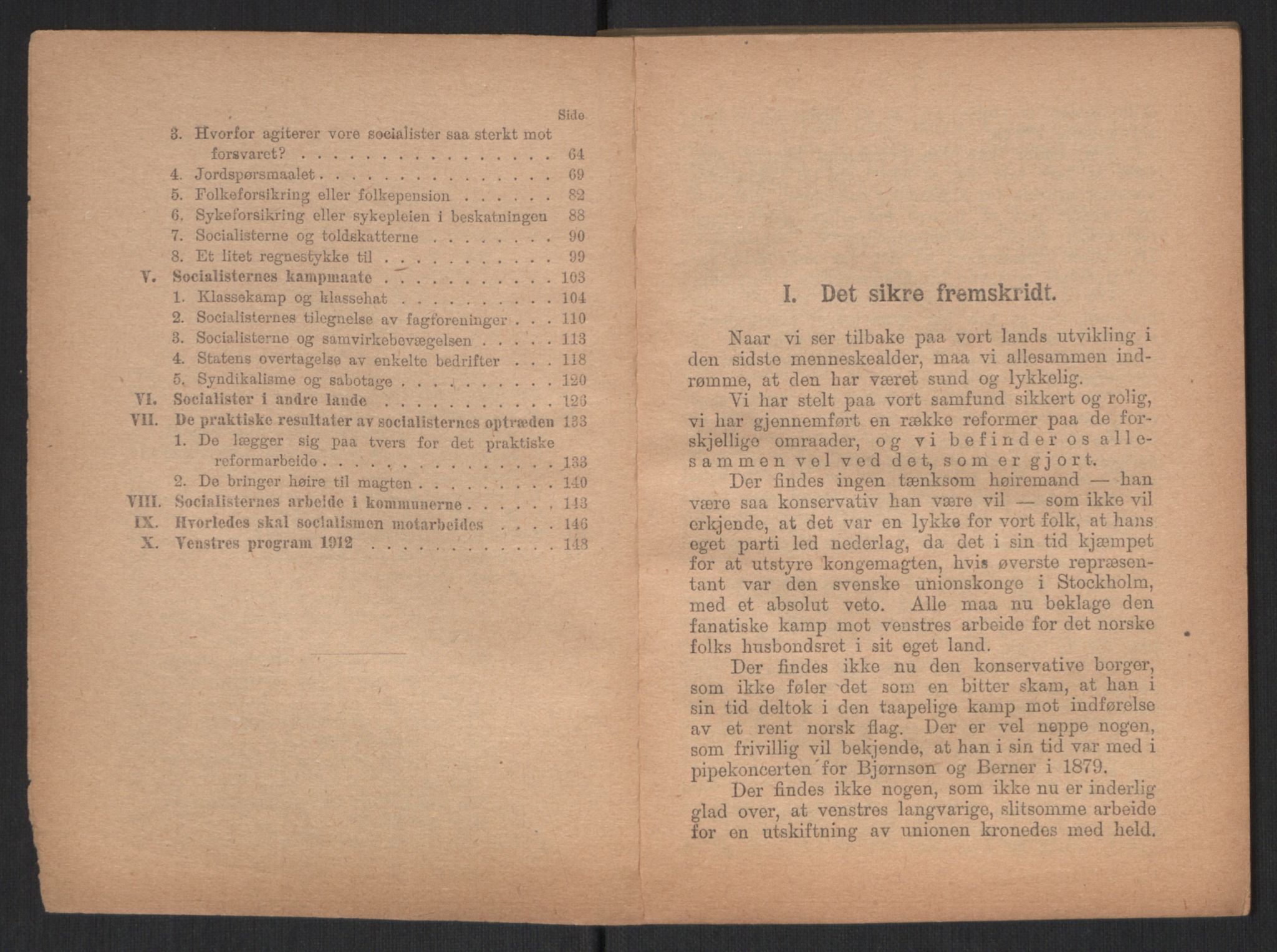 Venstres Hovedorganisasjon, RA/PA-0876/X/L0001: De eldste skrifter, 1860-1936, p. 866