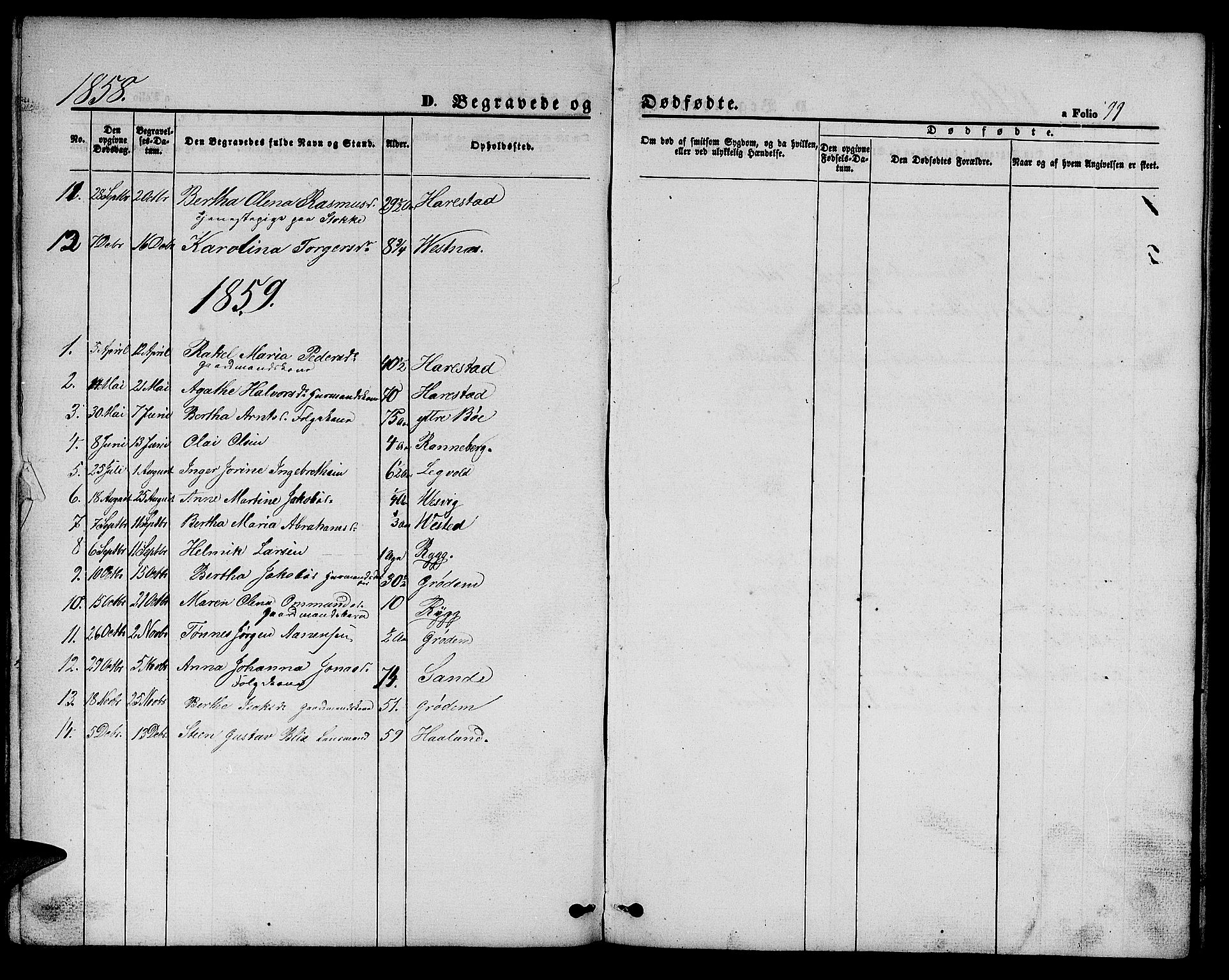 Hetland sokneprestkontor, AV/SAST-A-101826/30/30BB/L0002: Parish register (copy) no. B 2, 1856-1891, p. 99