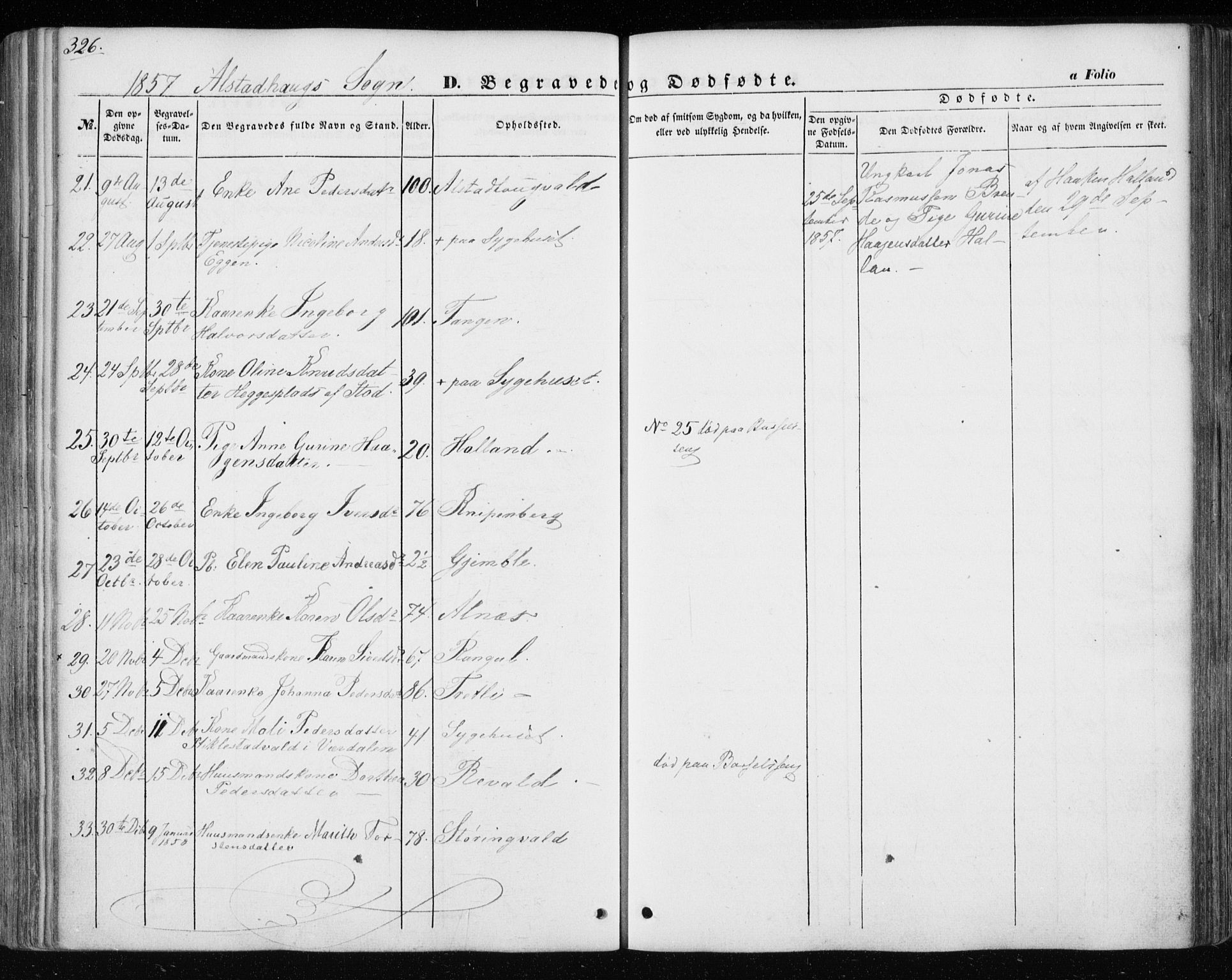 Ministerialprotokoller, klokkerbøker og fødselsregistre - Nord-Trøndelag, AV/SAT-A-1458/717/L0154: Parish register (official) no. 717A07 /1, 1850-1862, p. 326