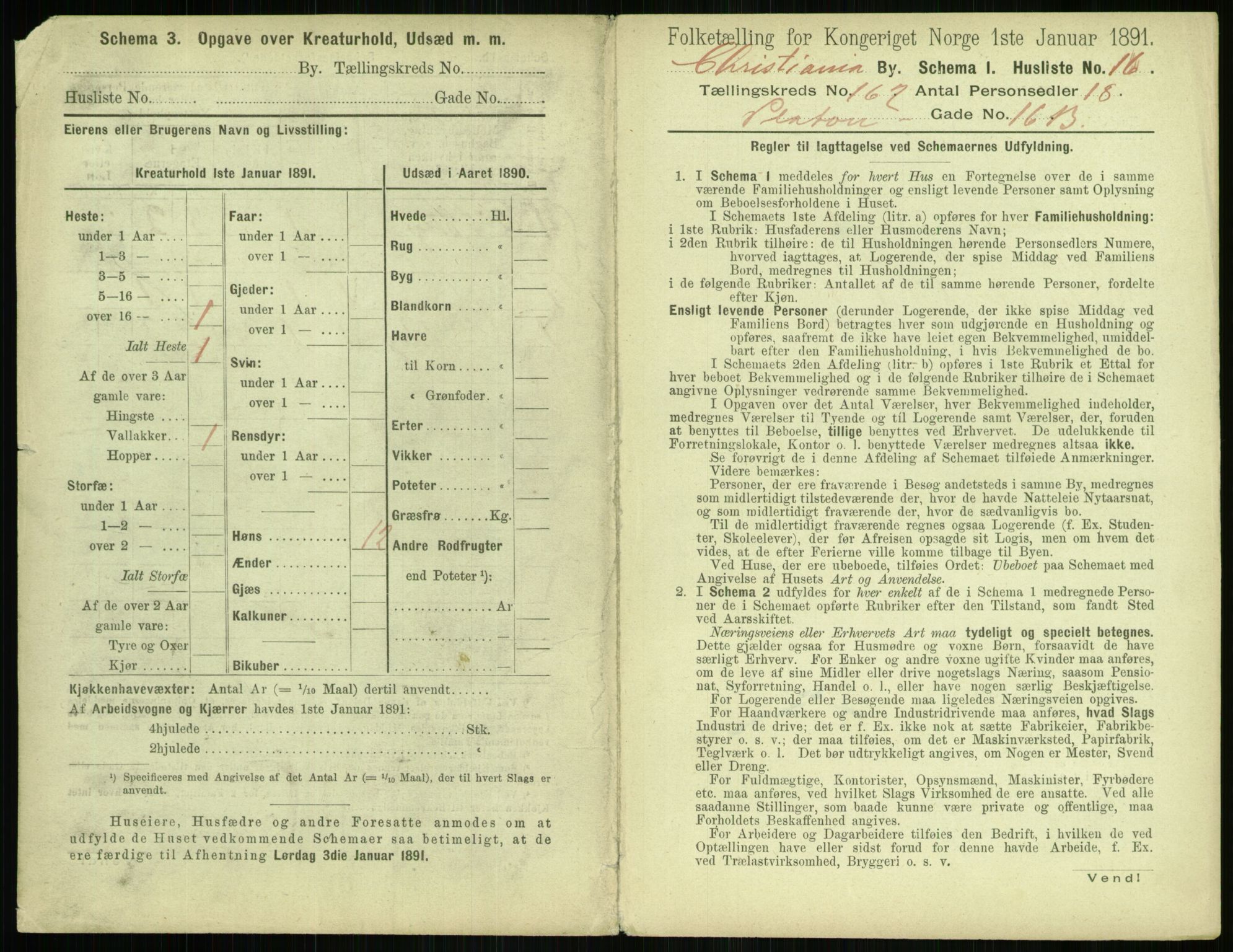 RA, 1891 census for 0301 Kristiania, 1891, p. 92577