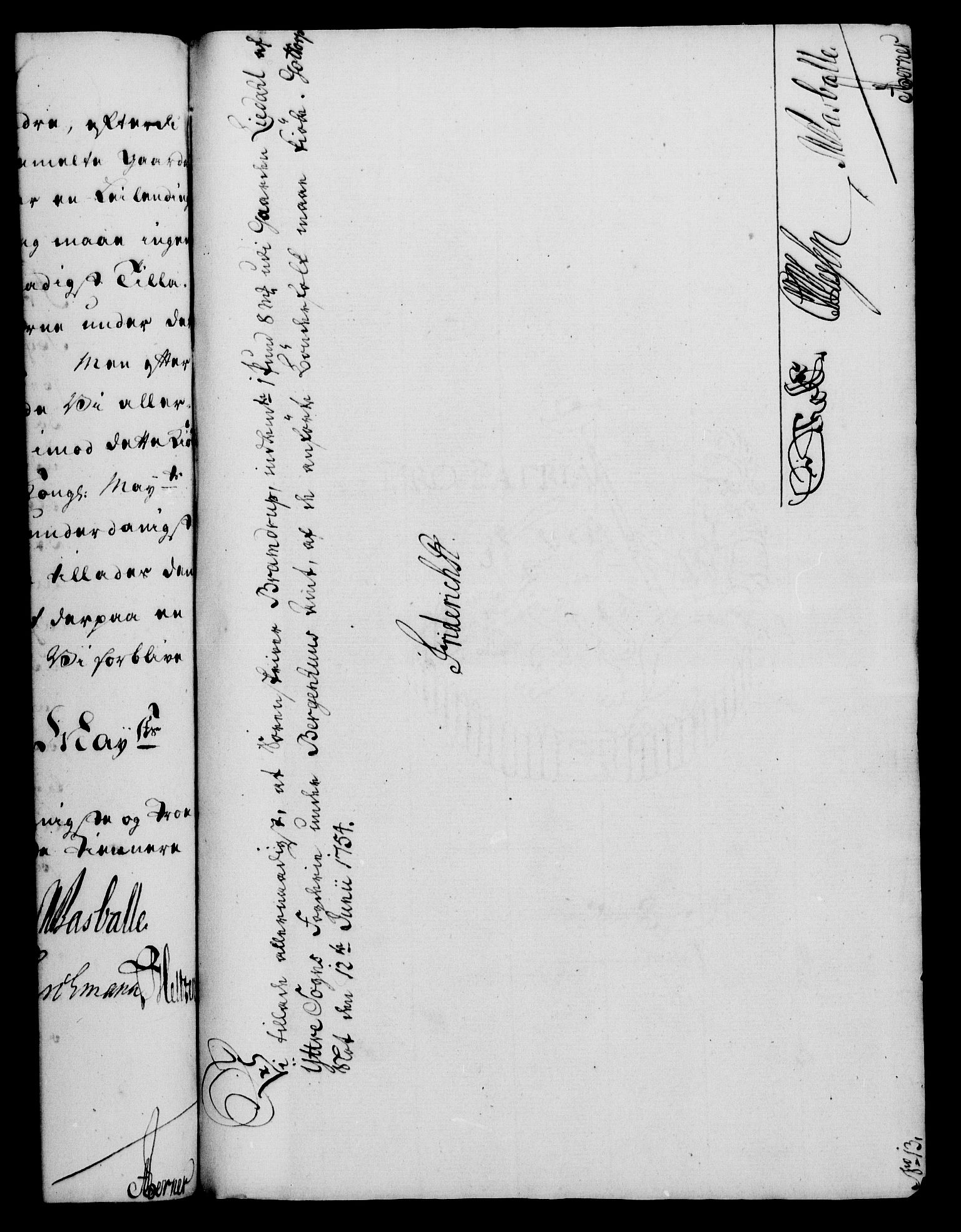 Rentekammeret, Kammerkanselliet, RA/EA-3111/G/Gf/Gfa/L0036: Norsk relasjons- og resolusjonsprotokoll (merket RK 52.36), 1754, p. 483