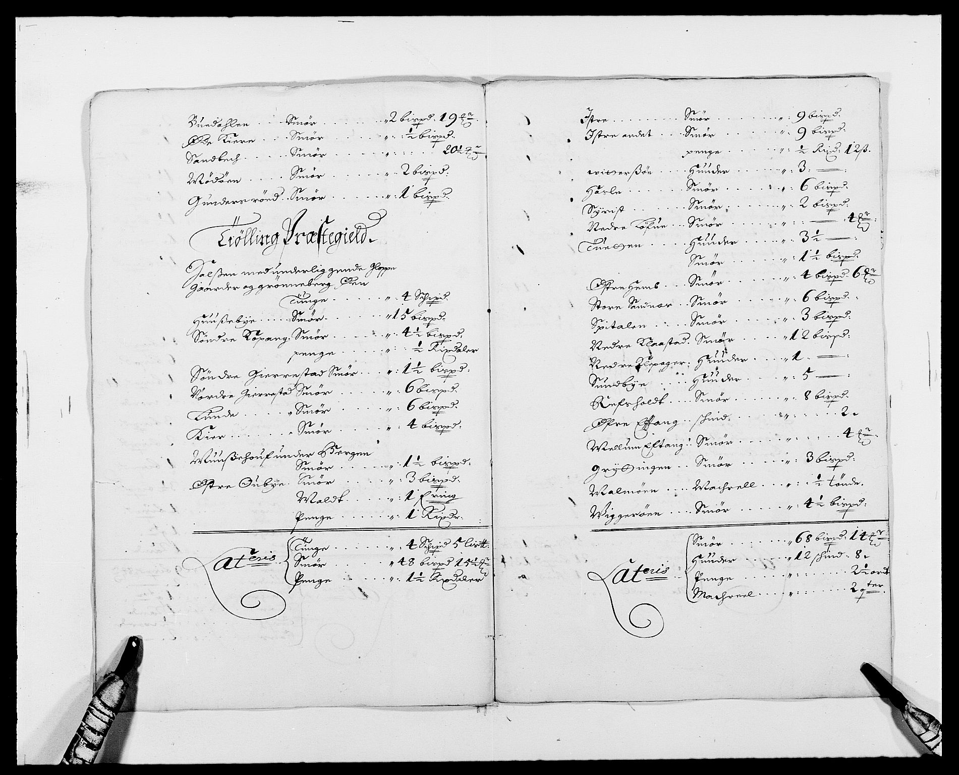 Rentekammeret inntil 1814, Reviderte regnskaper, Fogderegnskap, AV/RA-EA-4092/R33/L1971: Fogderegnskap Larvik grevskap, 1688-1689, p. 64