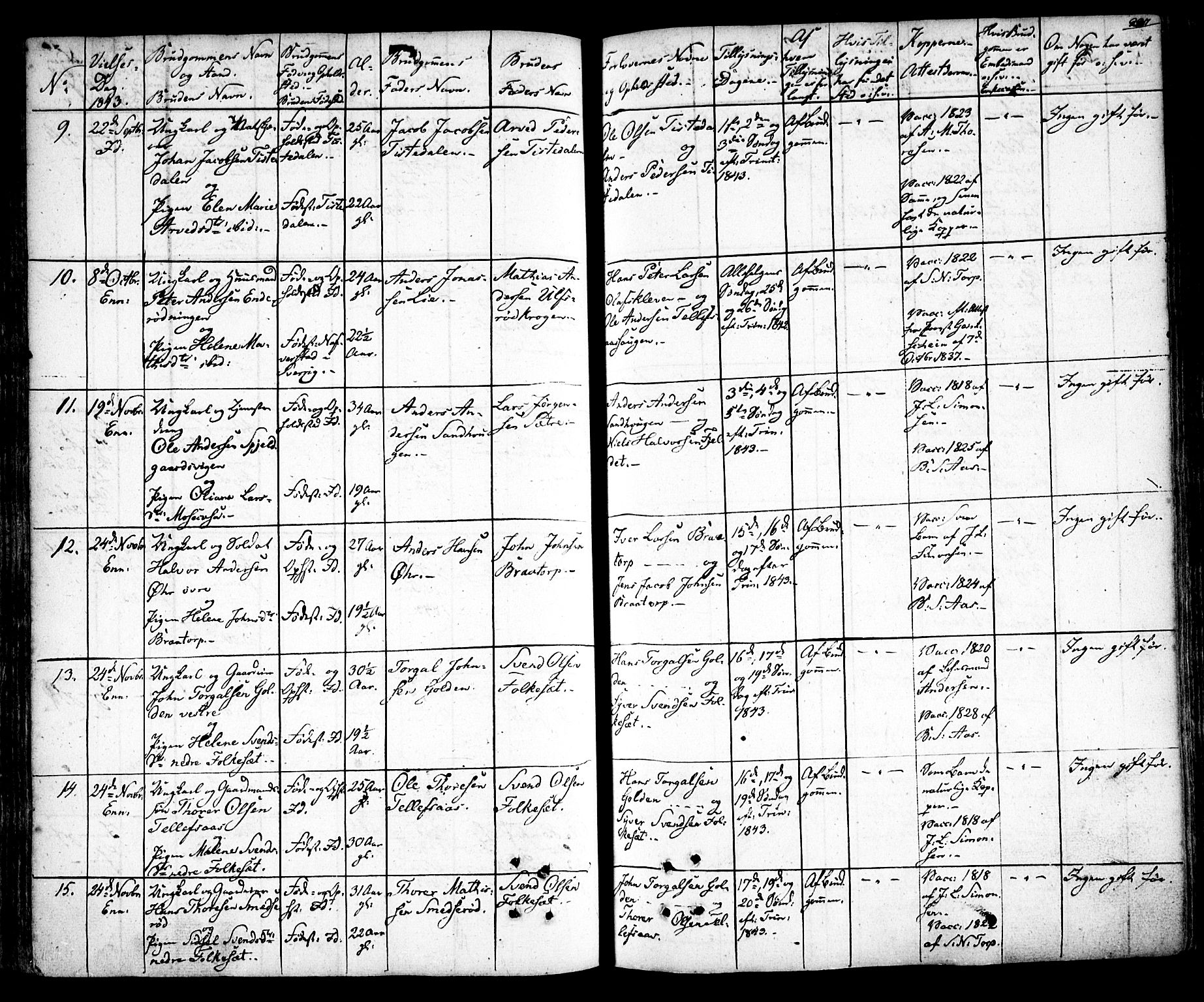 Idd prestekontor Kirkebøker, SAO/A-10911/F/Fc/L0003: Parish register (official) no. III 3, 1832-1847, p. 237