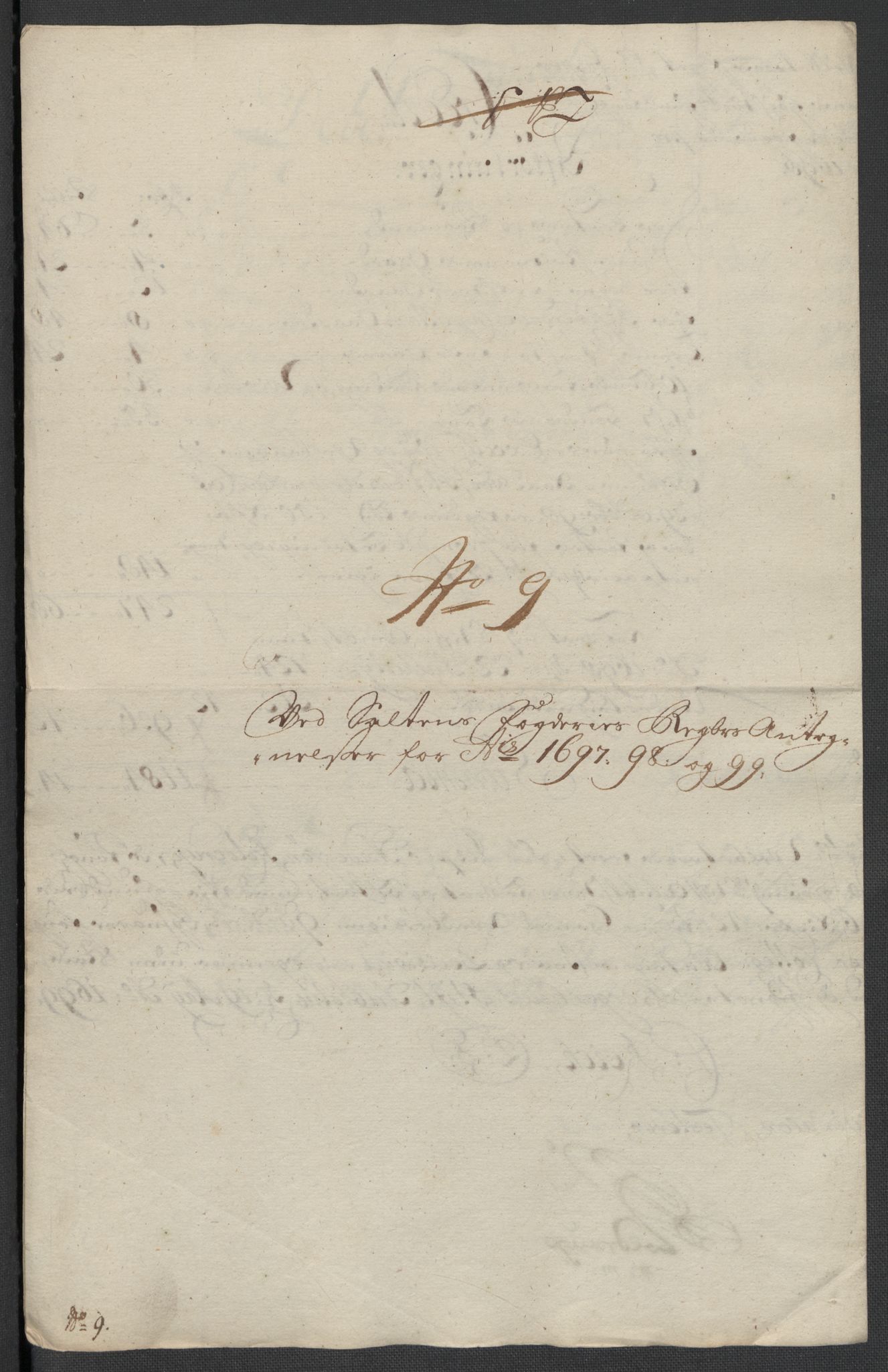 Rentekammeret inntil 1814, Reviderte regnskaper, Fogderegnskap, RA/EA-4092/R66/L4579: Fogderegnskap Salten, 1697-1700, p. 457