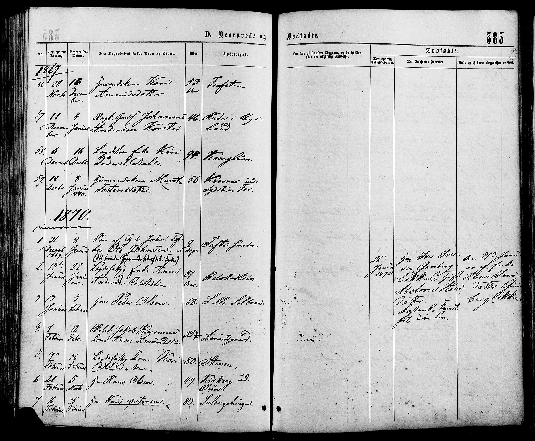 Sør-Fron prestekontor, SAH/PREST-010/H/Ha/Haa/L0002: Parish register (official) no. 2, 1864-1880, p. 385