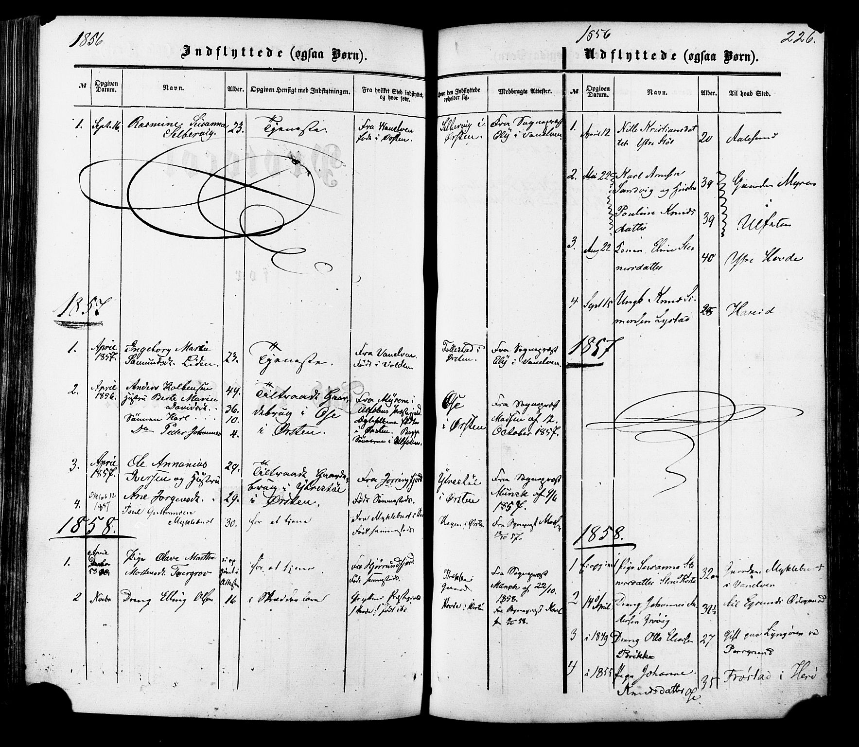 Ministerialprotokoller, klokkerbøker og fødselsregistre - Møre og Romsdal, AV/SAT-A-1454/513/L0175: Parish register (official) no. 513A02, 1856-1877, p. 226